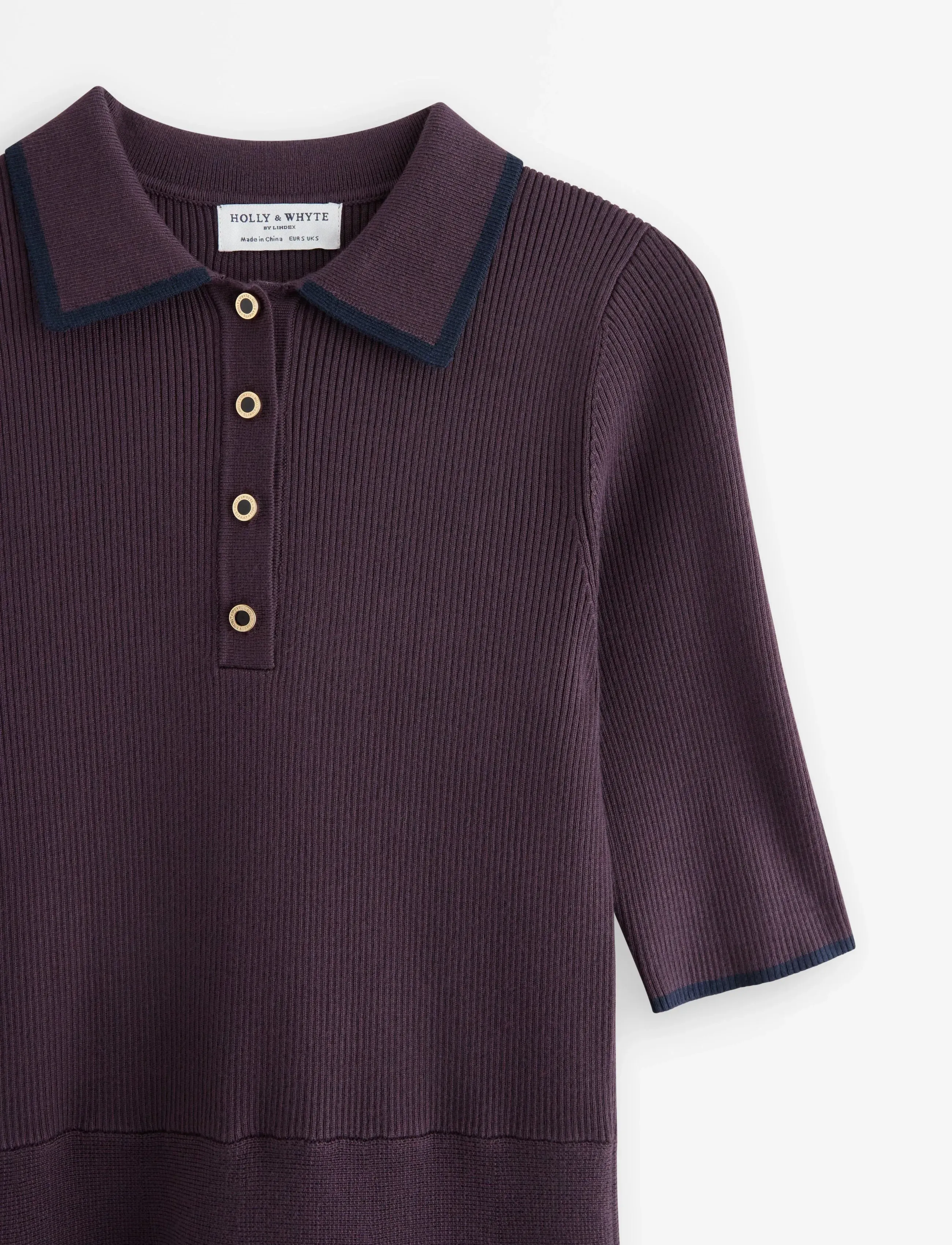 Lindex - Dress Iris - dark dusty lilac - 5