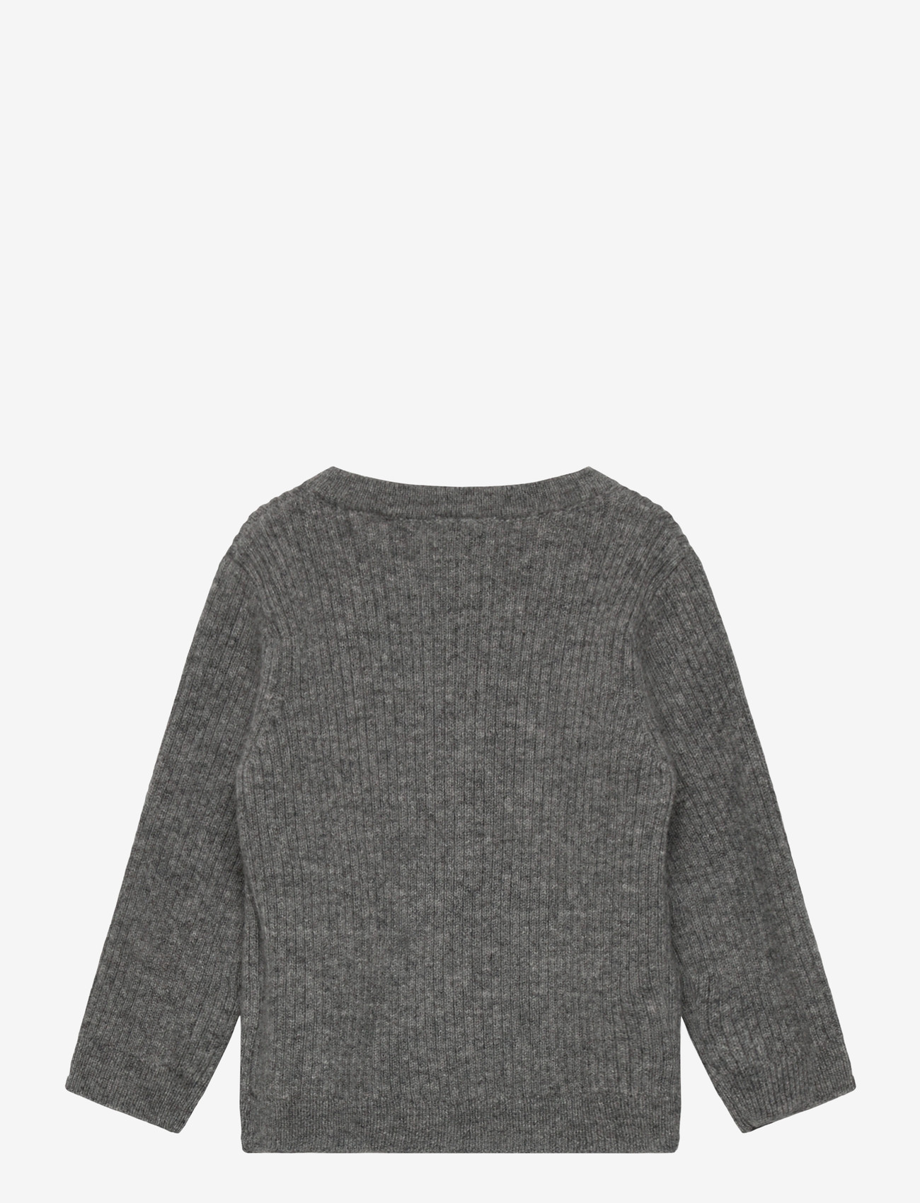 Lindex - Cardigan rib wool - grey melange - 1