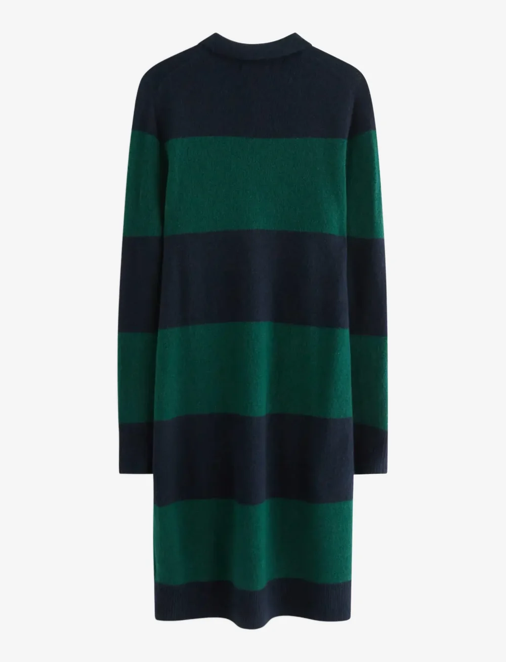 Lindex - Finstickad miniklänning - strikkjoler - dark green - 2