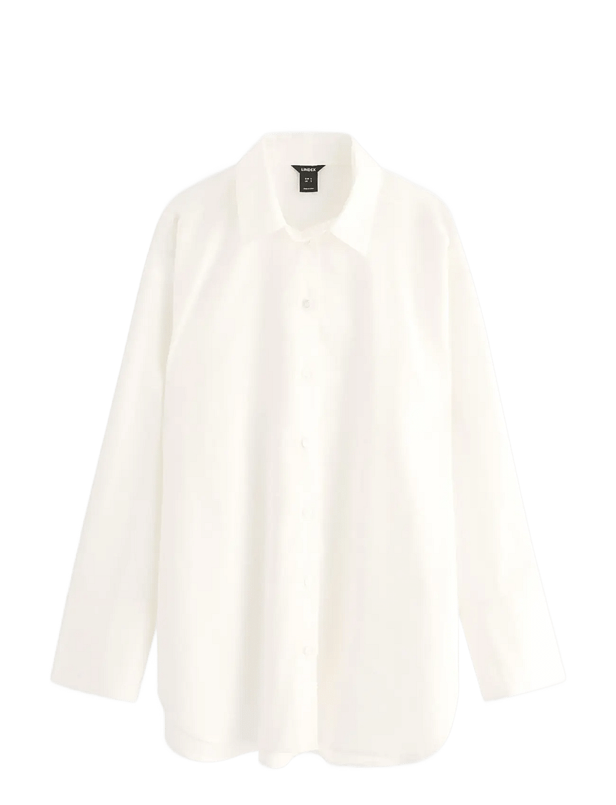 Lindex - Shirt - langærmede skjorter - white - 1