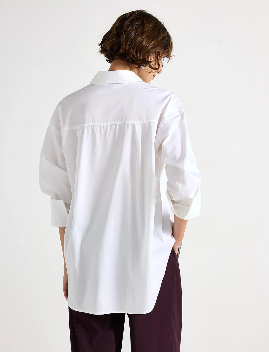 Lindex - Shirt - langærmede skjorter - white - 3