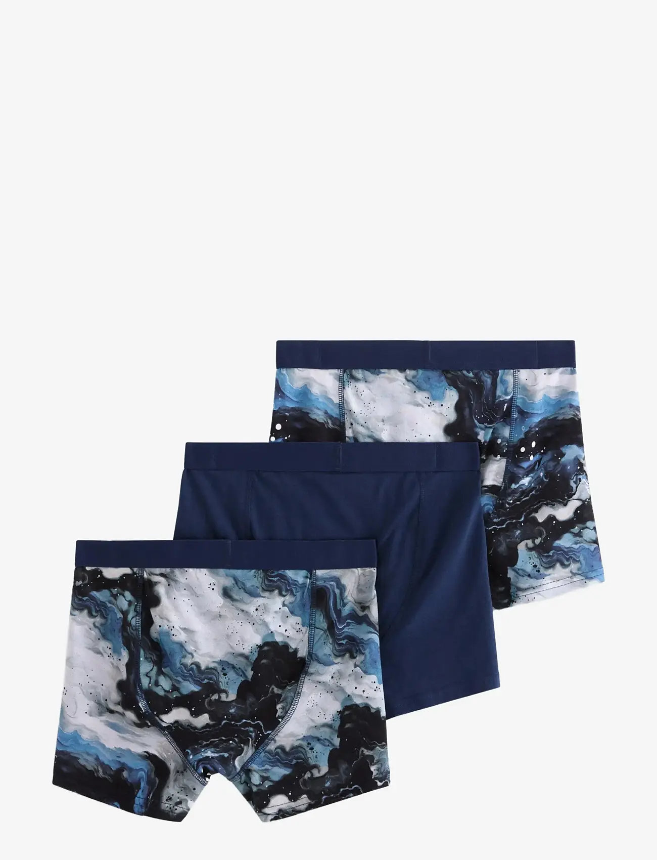 Lindex - Boxer 3p aop swirl - pesu - dark blue - 1