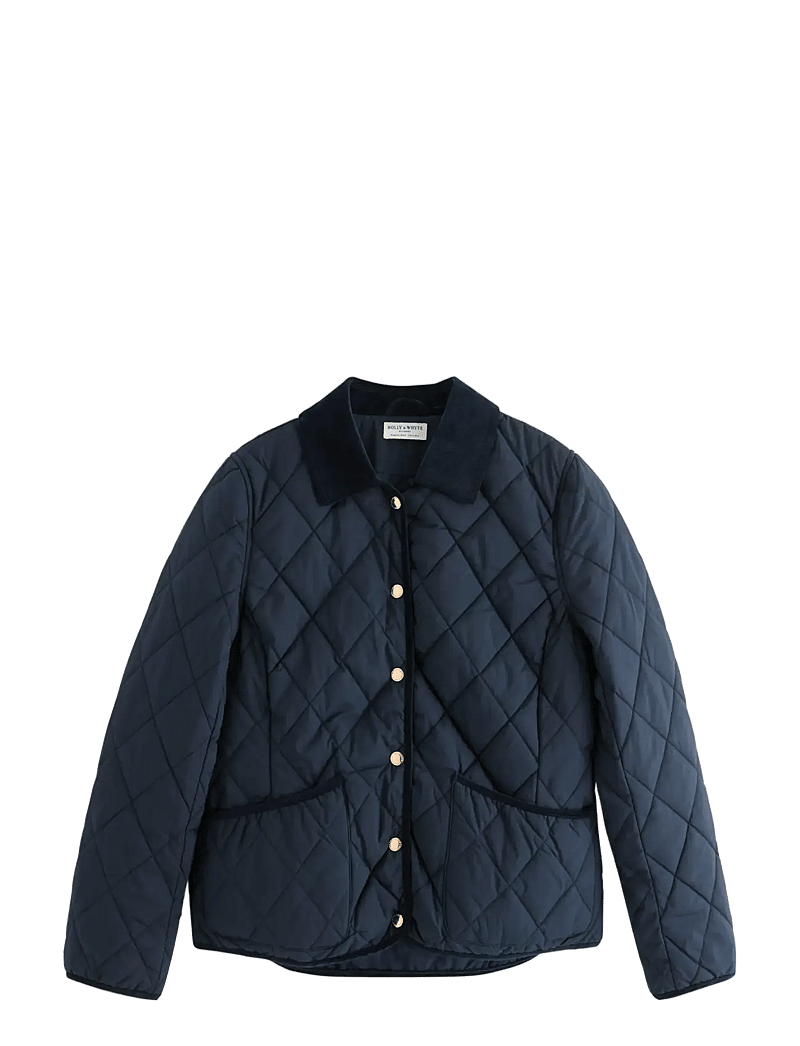 Lindex - Vattert jakke - quiltede jakker - dark navy - 0