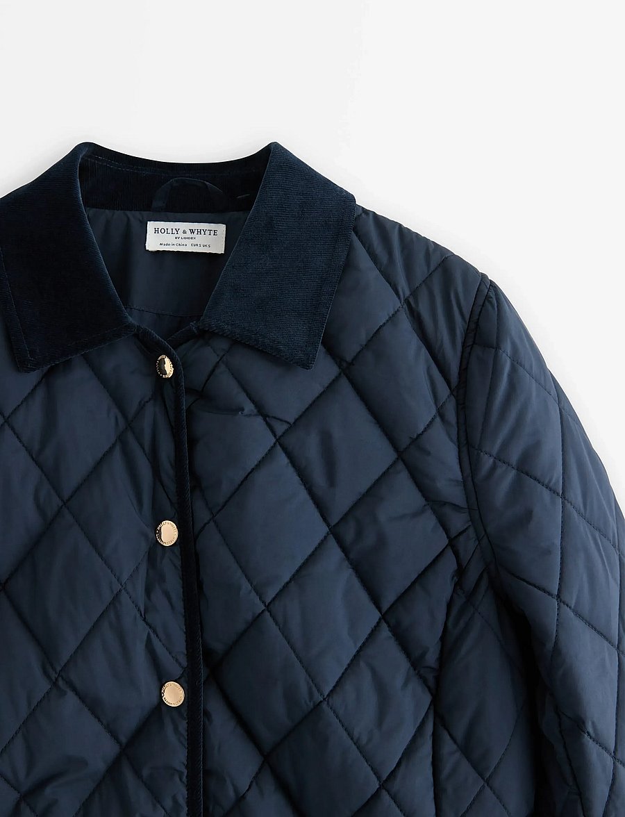 Lindex - Vattert jakke - quiltade jackor - dark navy - 5