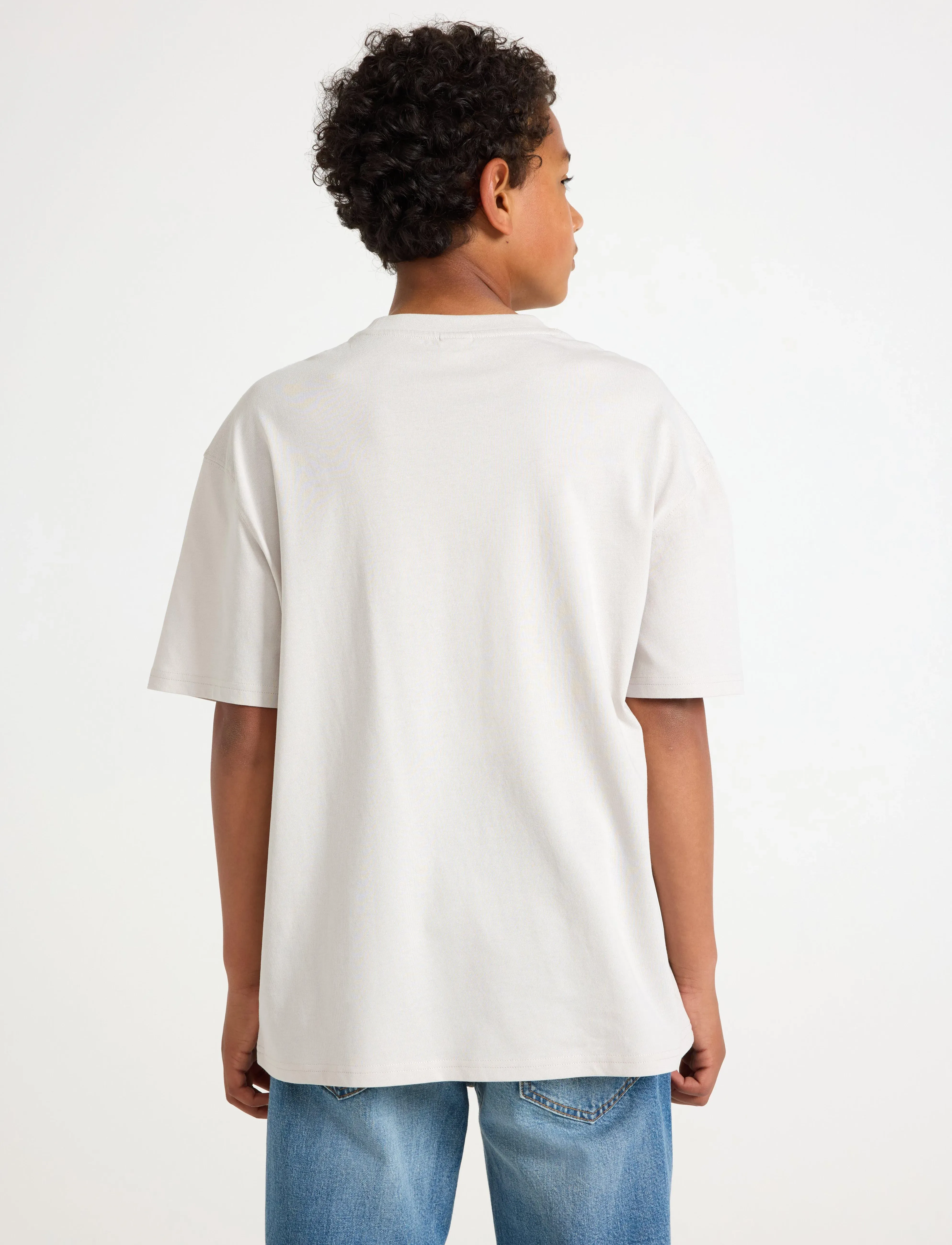 Lindex - T shirt photoprint animal - light grey - 3