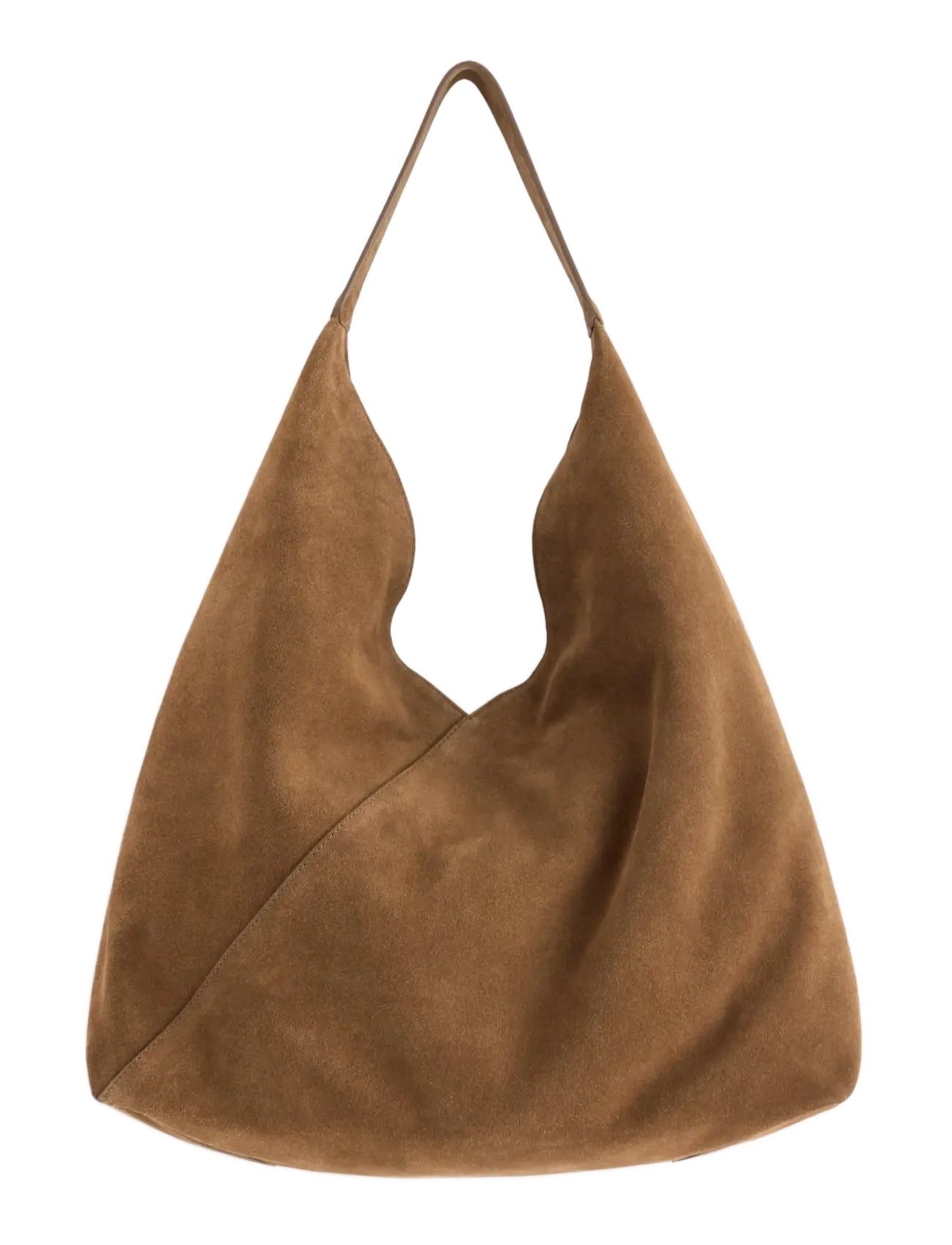 Lindex Large shopper in suede - Totes - BROWN / brown