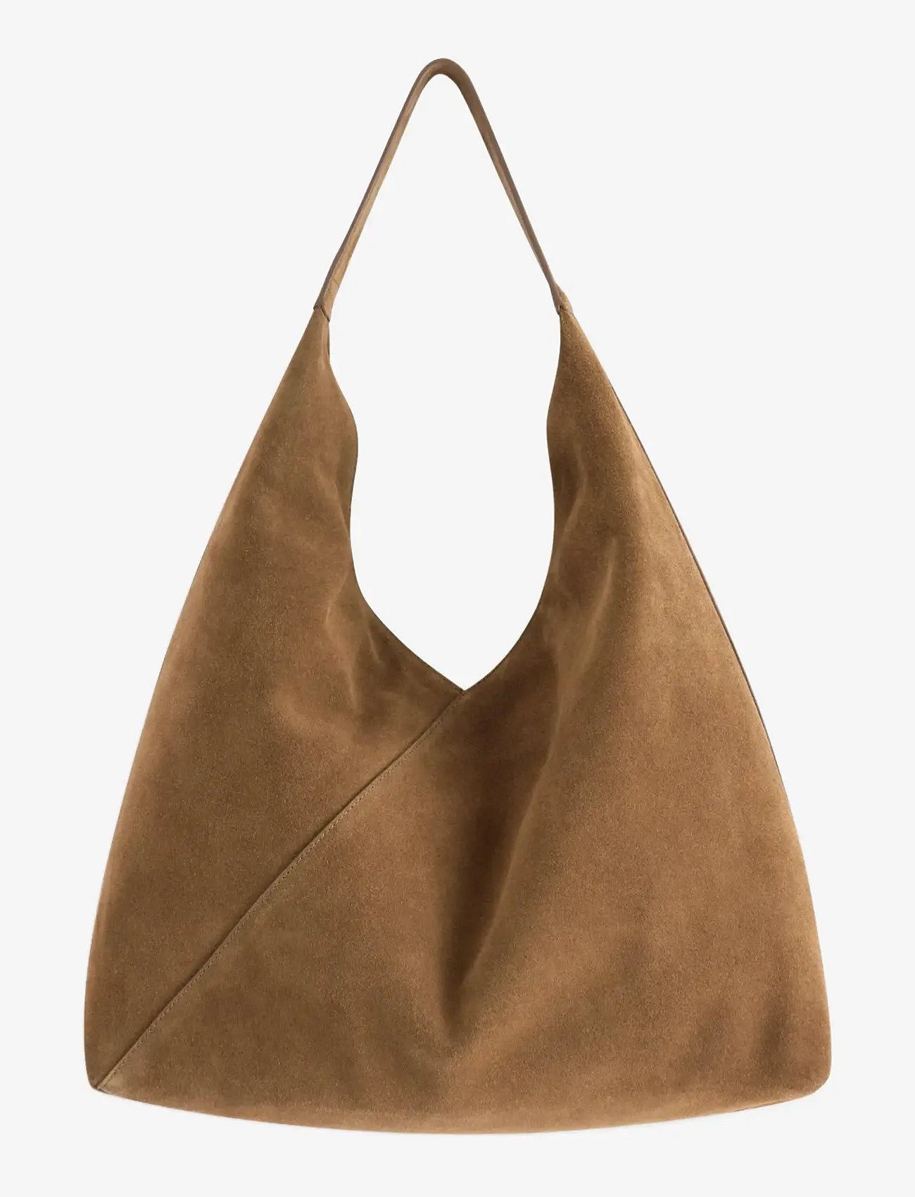 Lindex - Large shopper in suede - aksessuaarid - brown - 2