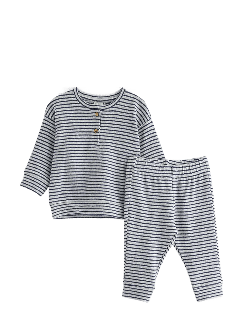 Lindex - Set - top and leggings - dark blue - 0