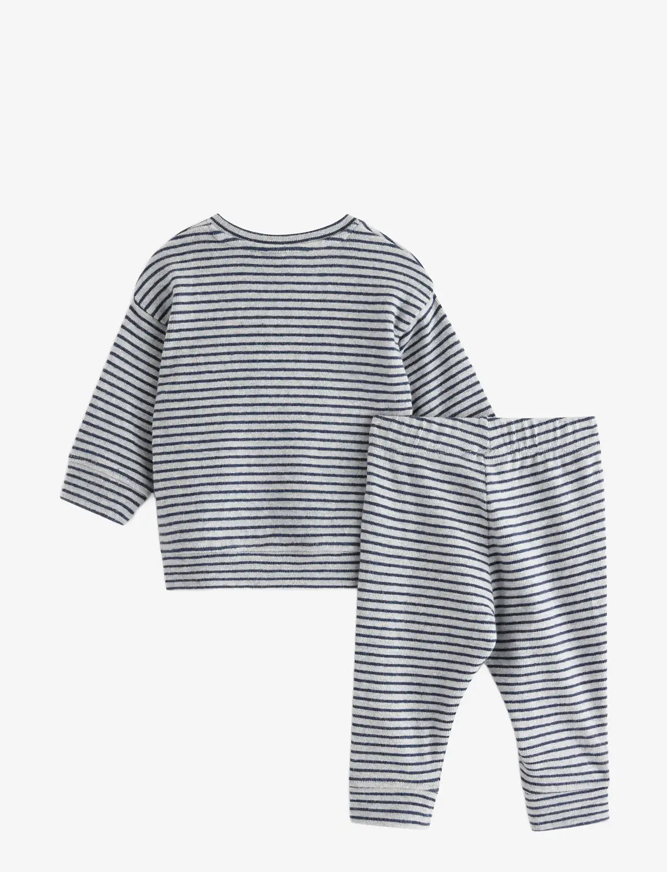 Lindex - Set - top and leggings - set med långärmad t-shirt - dark blue - 1