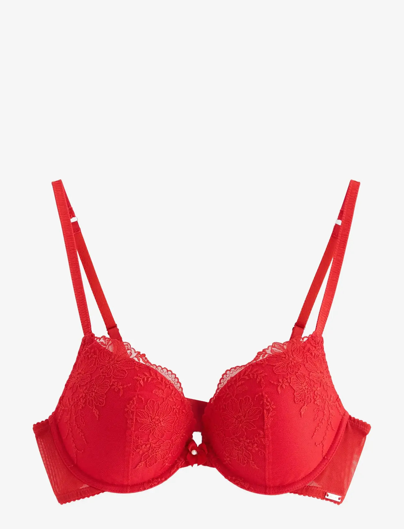 Lindex - Bra Malva Lina - push-up bh:ar - red - 1