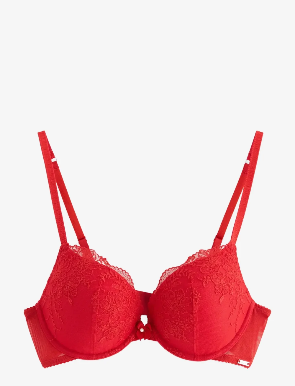 Lindex - Bra Malva Lina - krūtinę pakeliančios liemenėlės - red - 1