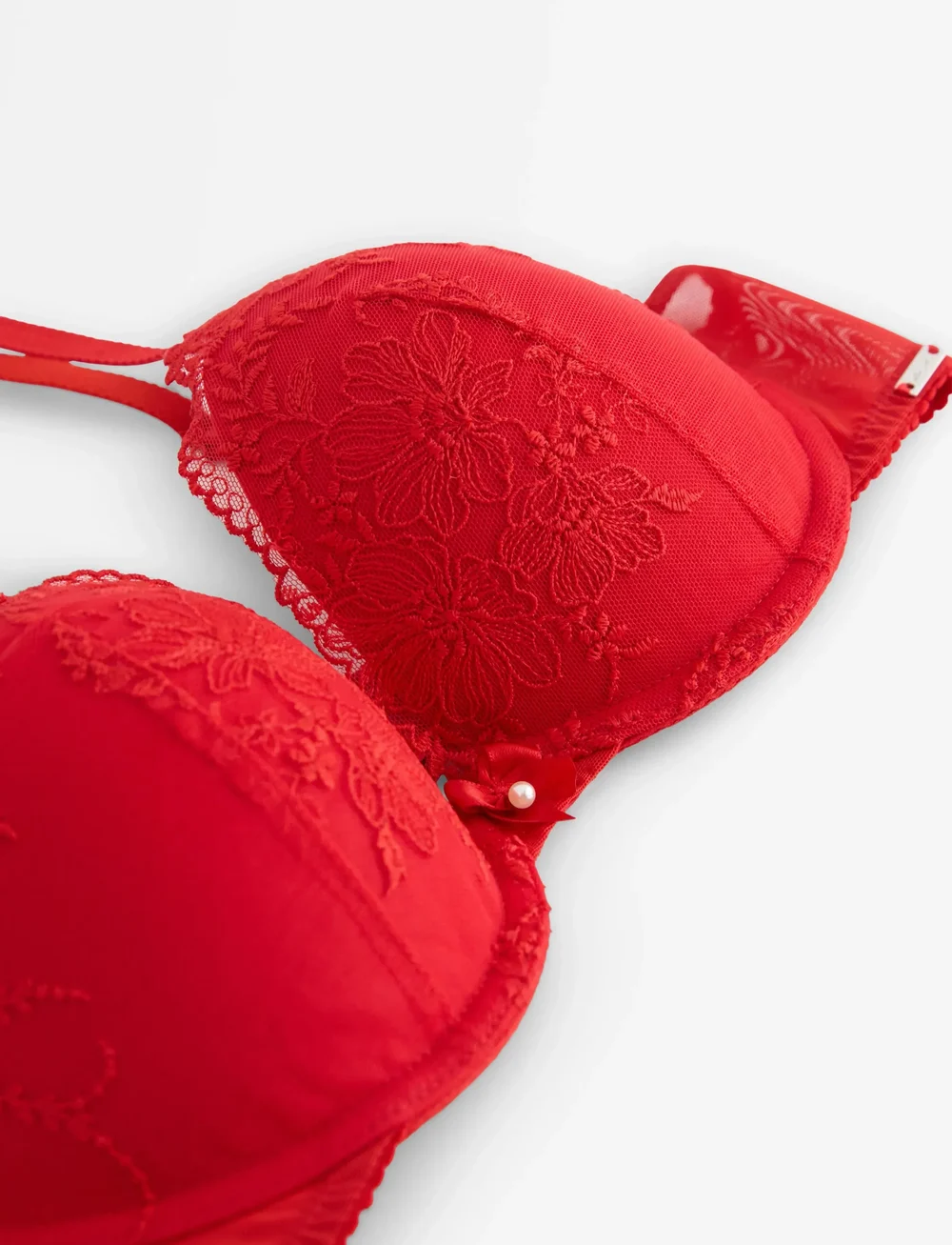 Lindex - Bra Malva Lina - krūtinę pakeliančios liemenėlės - red - 5