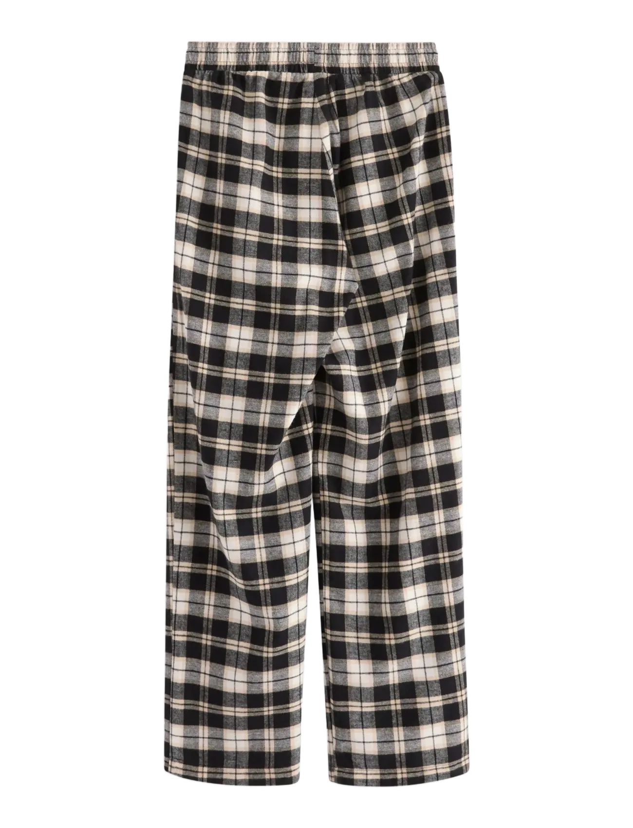 Lindex - Pyjama trousers in flannel - laveste priser - black - 2