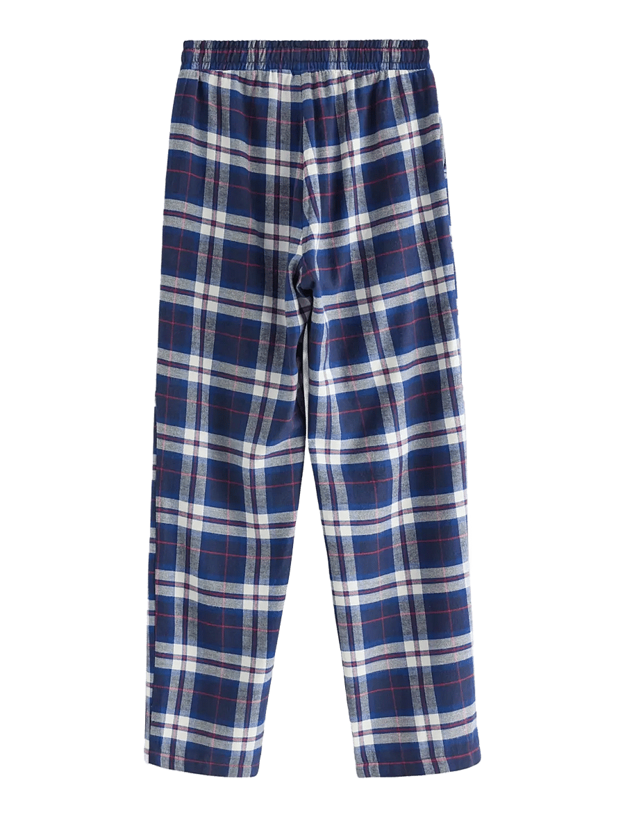 Lindex - Pyjama trousers in flannel - pyjamas - dark blue - 2