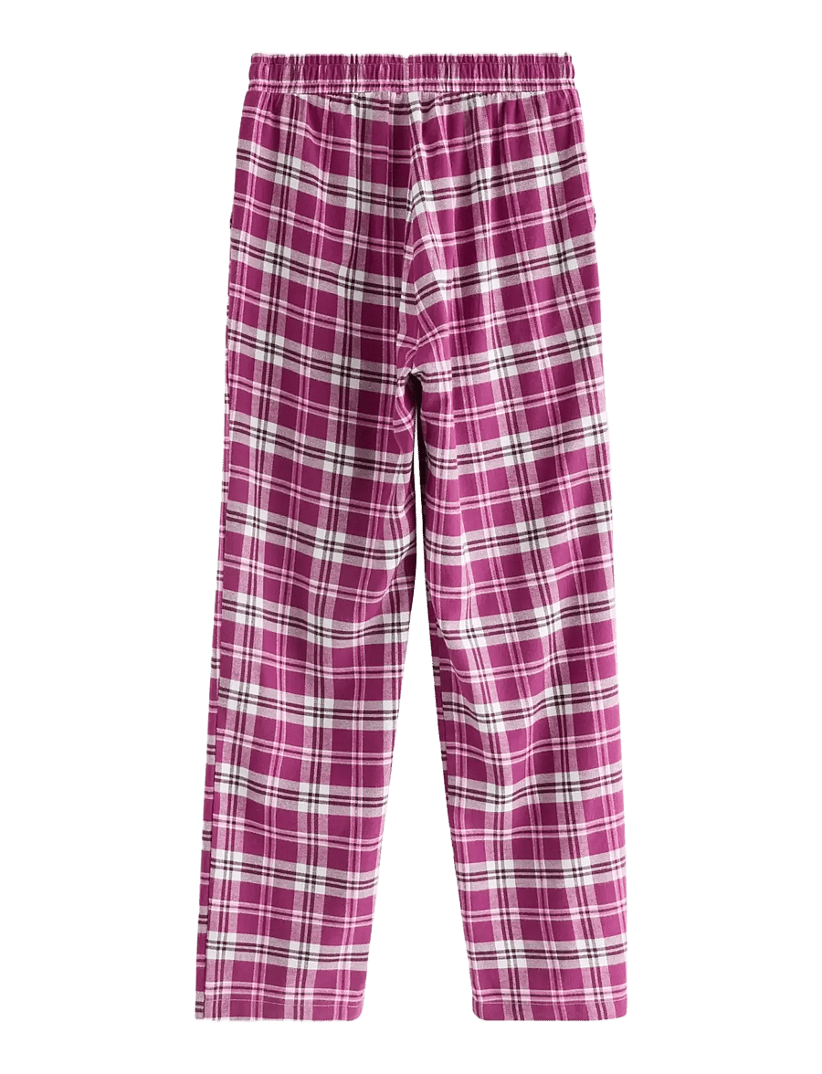 Lindex - Pyjama trousers in flannel - pyjamas - dark lilac - 2