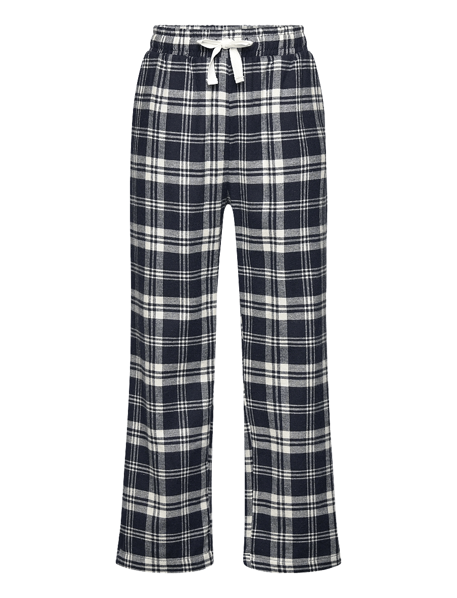 Lindex - Pyjama trousers in flannel - schlafanzüge - dark navy - 1