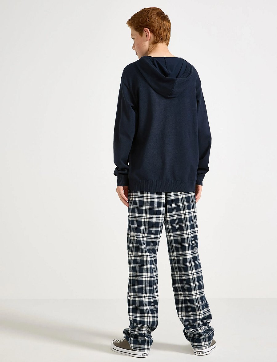 Lindex - Pyjama trousers in flannel - schlafanzüge - dark navy - 3