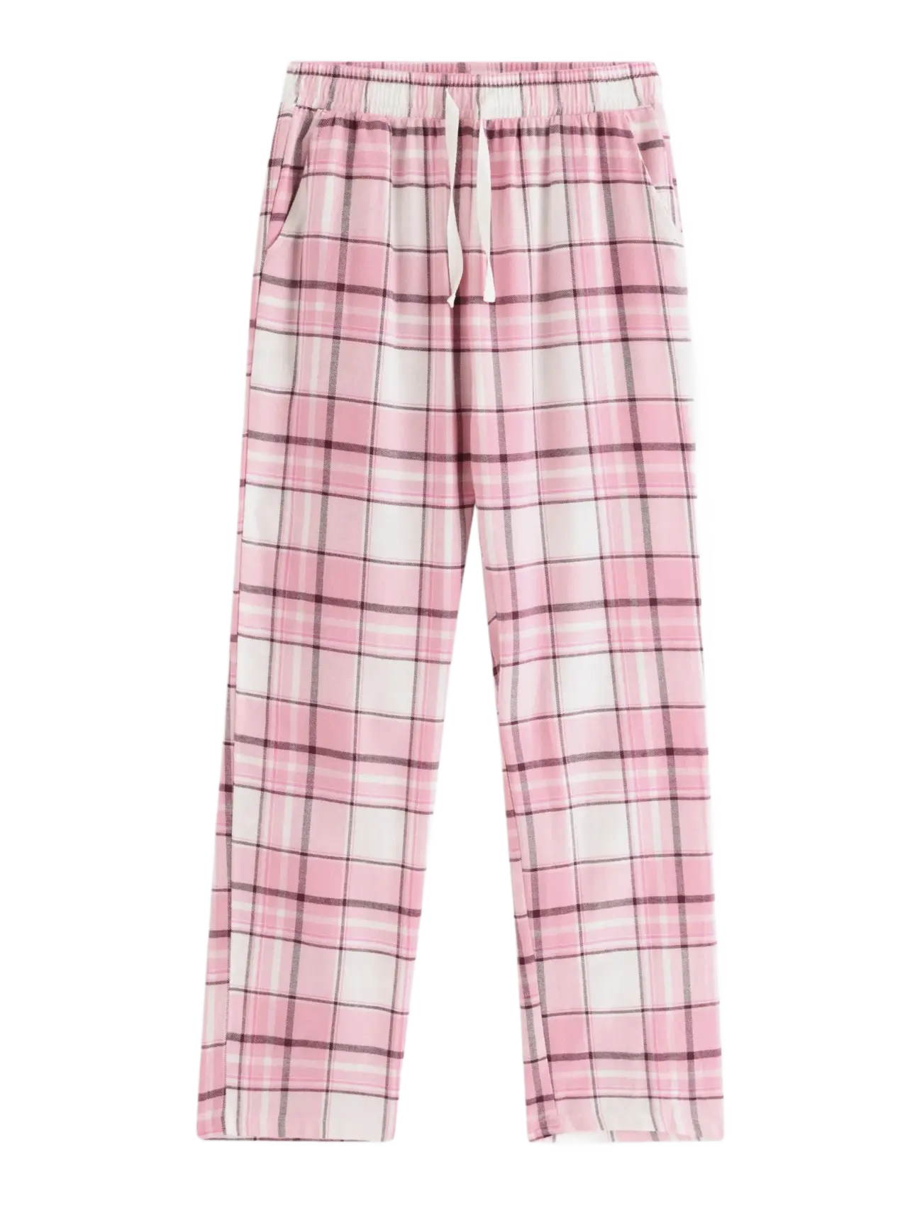 Lindex Pyjama trousers in flannel - Shoppa efter storlek - PINK / pink/rose