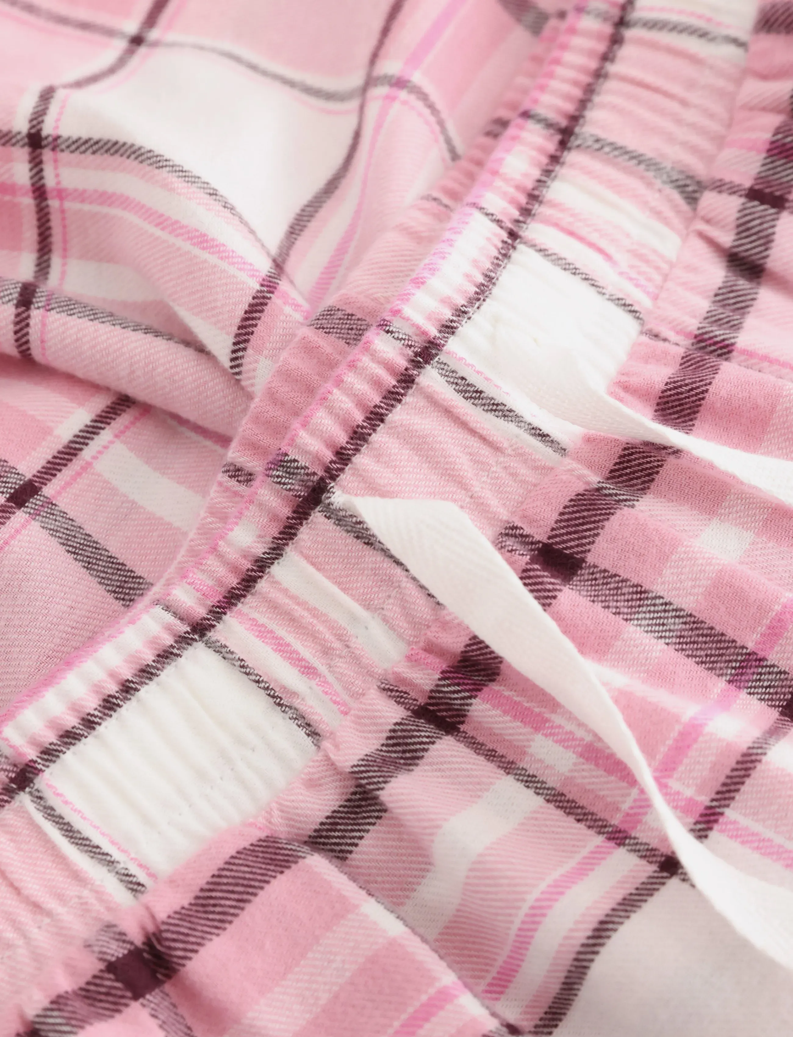 Lindex - Pyjama trousers in flannel - pyjamas - pink - 2