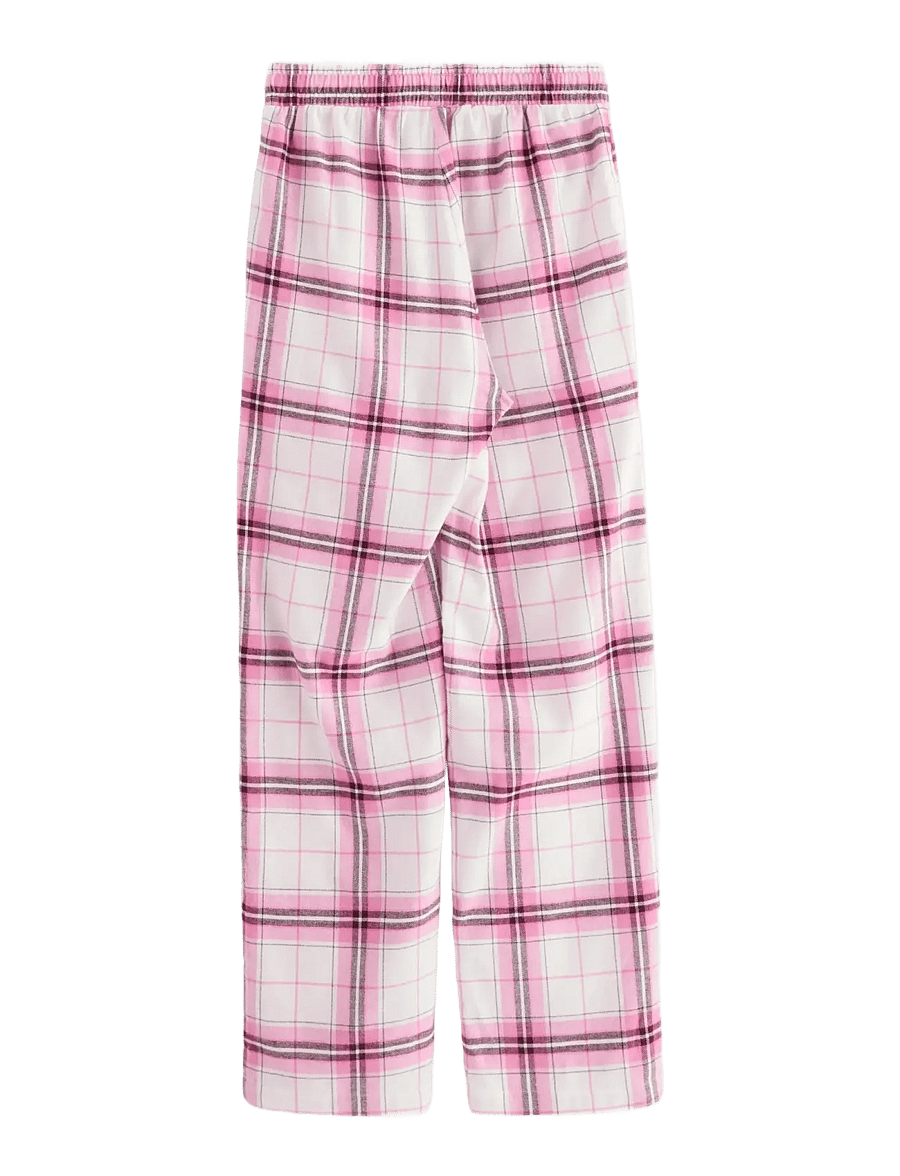 Lindex - Pyjama trousers in flannel - schlafanzüge - pink - 2