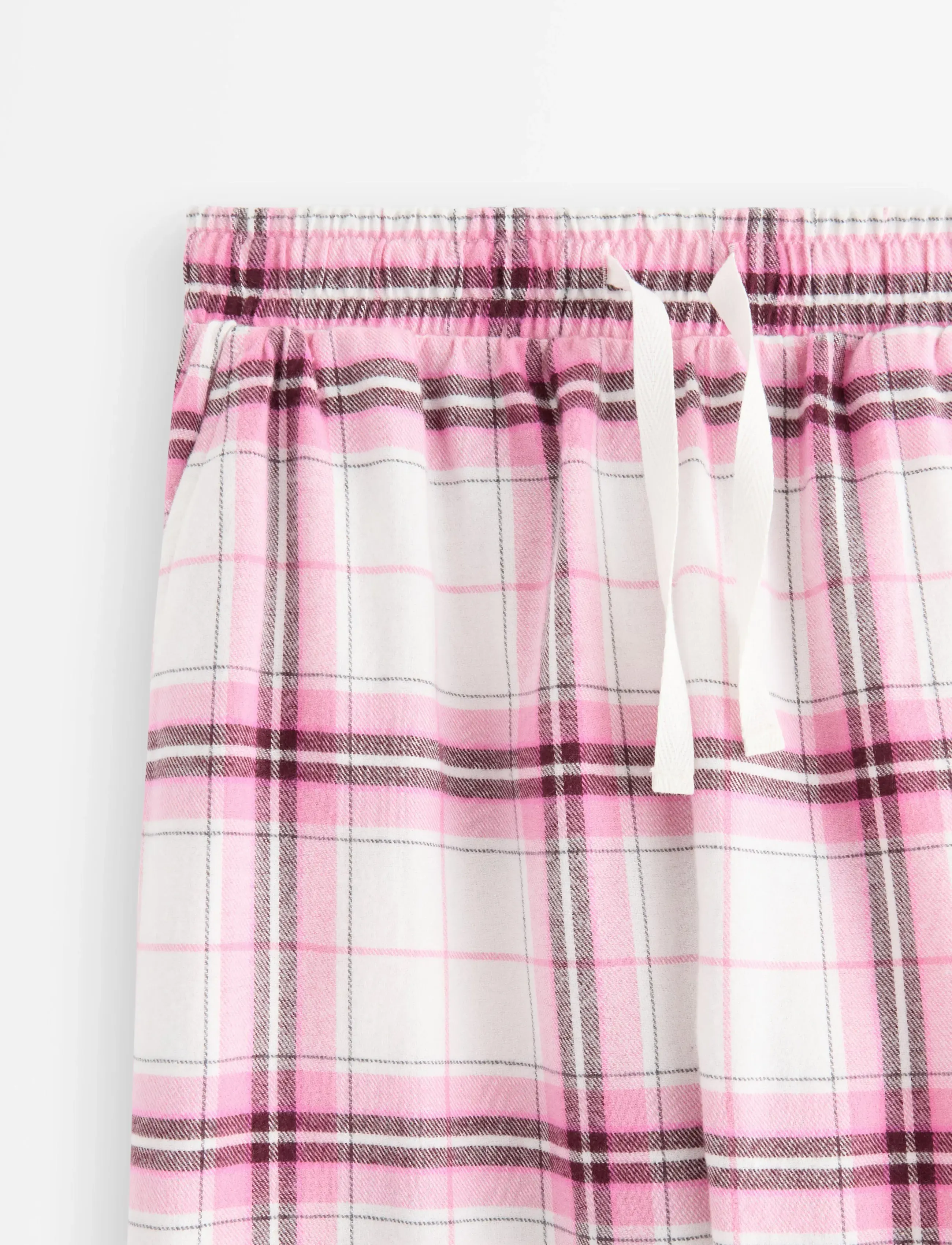 Lindex - Pyjama trousers in flannel - schlafanzüge - pink - 5