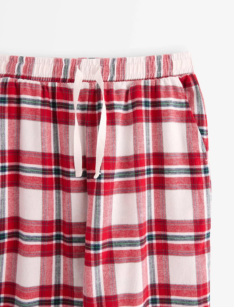 Lindex - Trousers pyjama flannel - pyjamas - red - 2