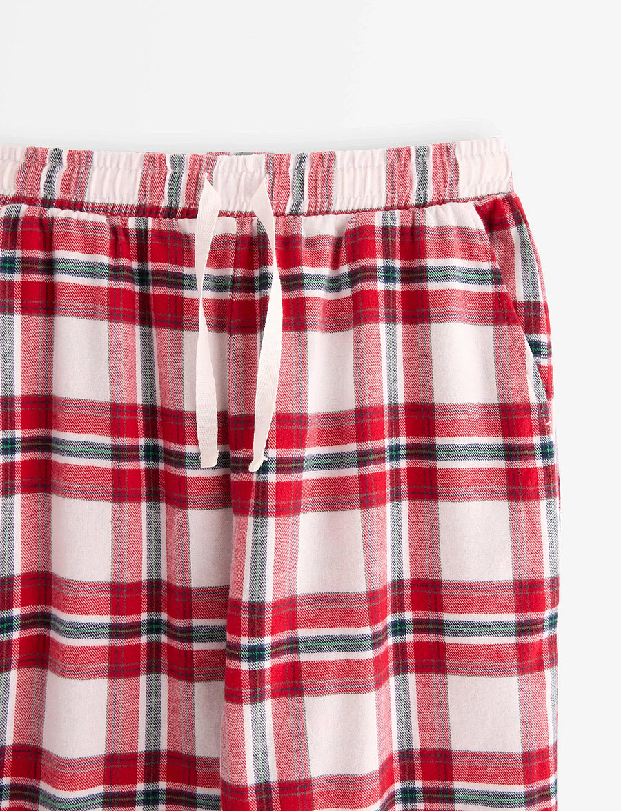 Lindex - Pyjama trousers in flannel - schlafanzüge - red - 2