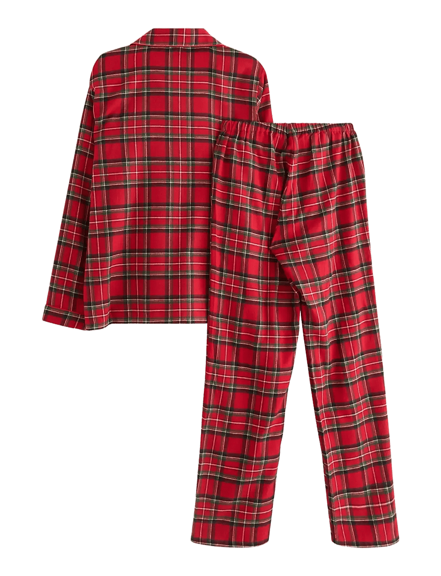 Lindex - Pyjamasset i flanell - setit - red - 2