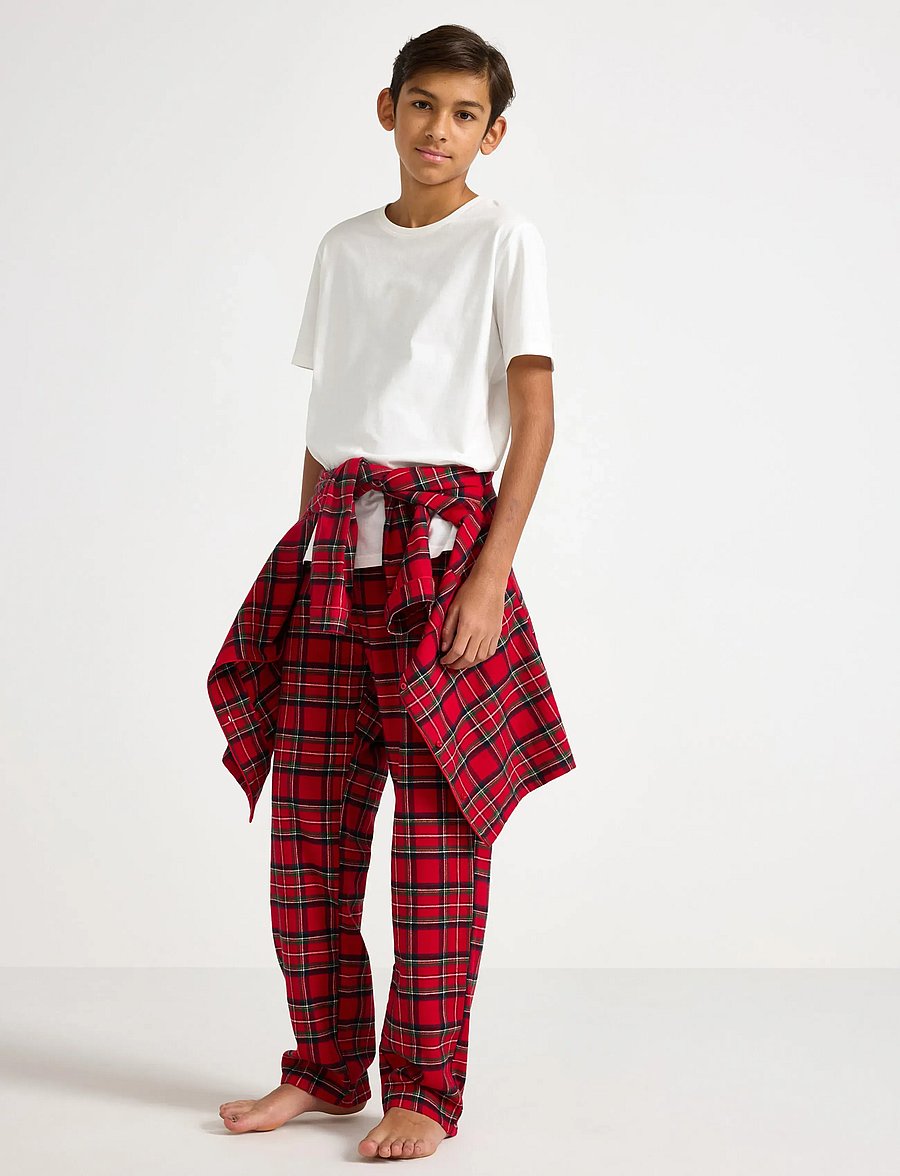 Lindex - Pyjamasset i flanell - setit - red - 0