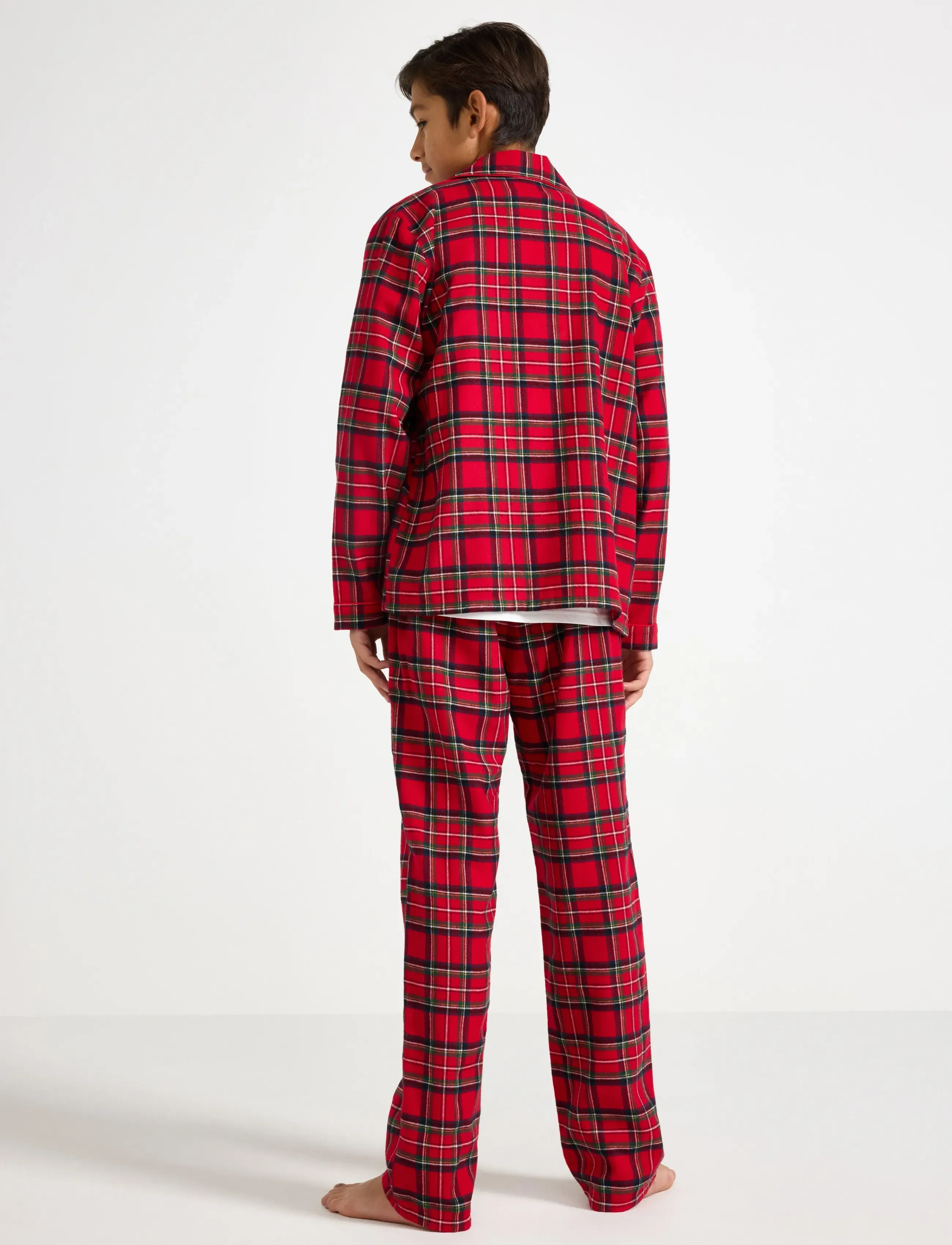 Lindex - Pyjamasset i flanell - sets - red - 3