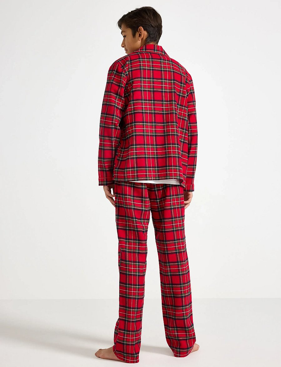 Lindex - Pyjamasset i flanell - setit - red - 3