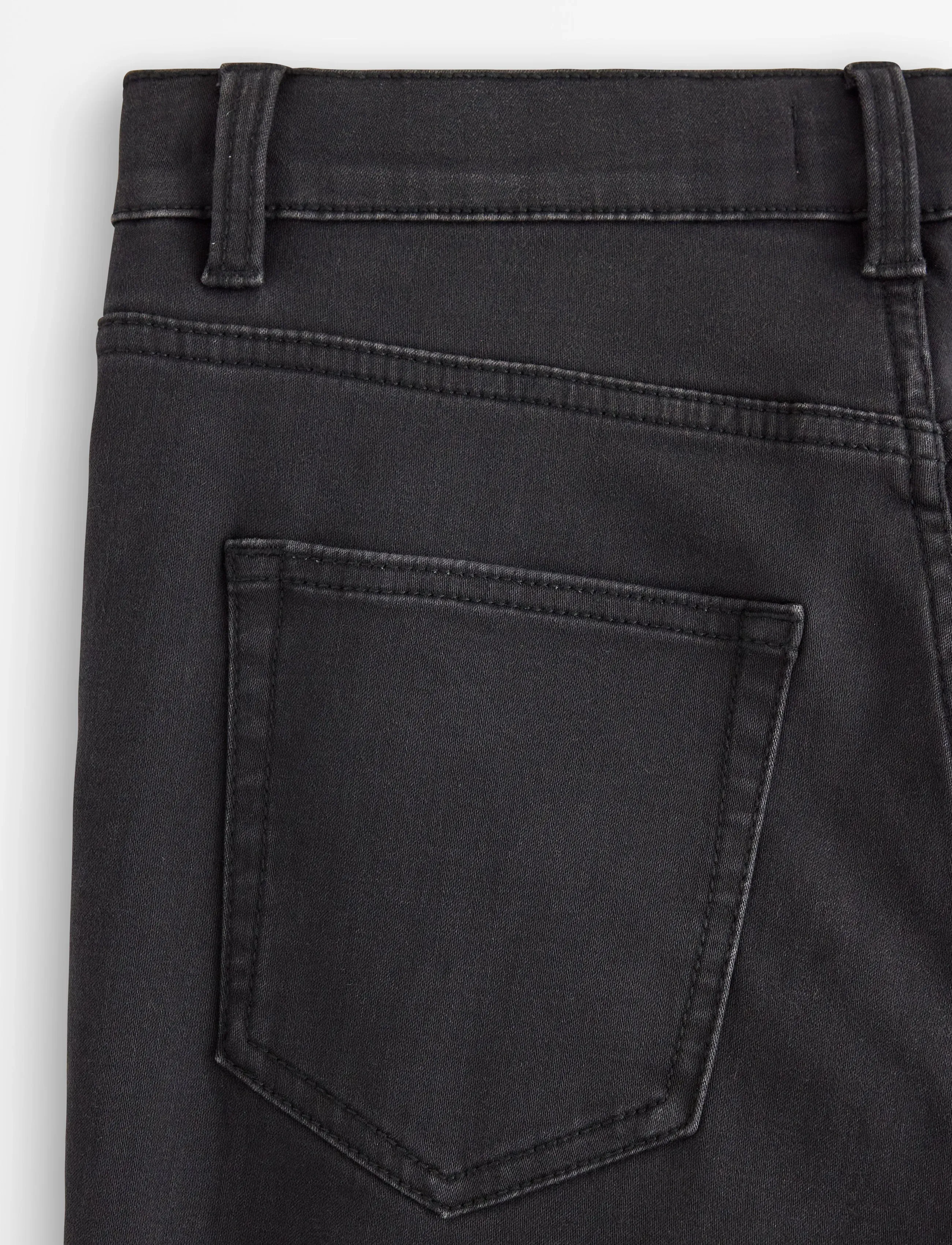 Lindex - STAFFAN Straight leg jeans with brushed inside - regular jeans - black - 5