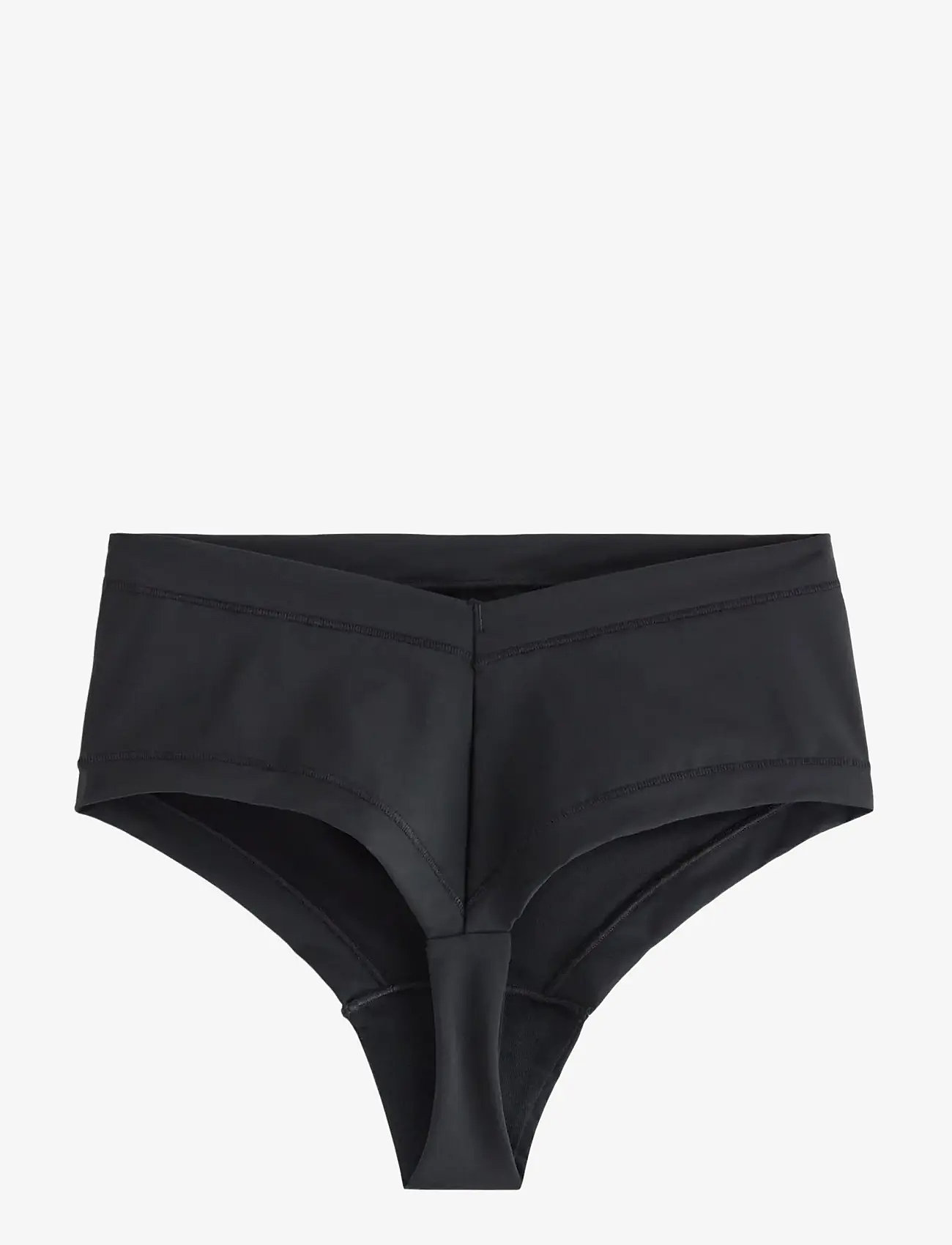 Lindex - Brief thong high control - midi & maxi trusser - black - 1