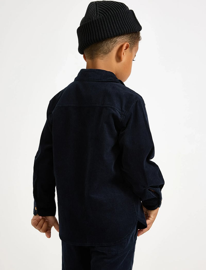 Lindex - Skjorta i manchester - long-sleeved shirts - dark navy - 3