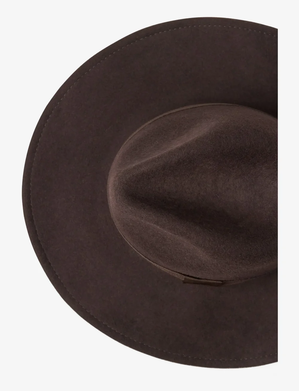 Lindex - Hat Fedora wool - hattar - dark brown - 2
