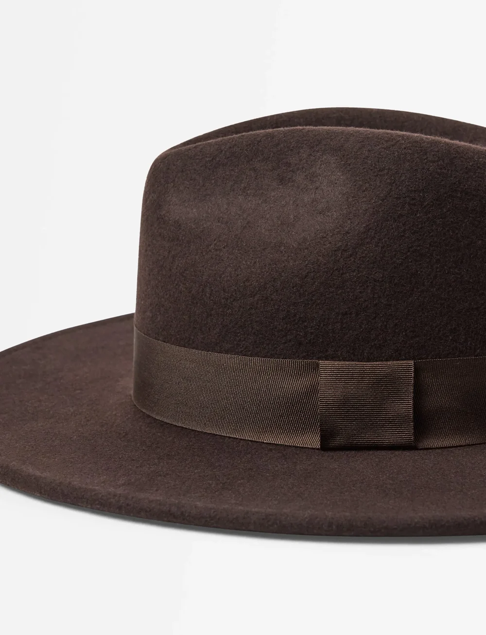 Lindex - Hat Fedora wool - hattar - dark brown - 3