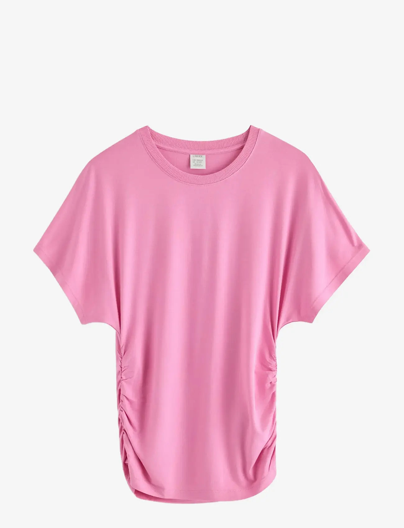 Lindex - Top Wide Sleeve Tee - kortærmede t-shirts - light pink - 1