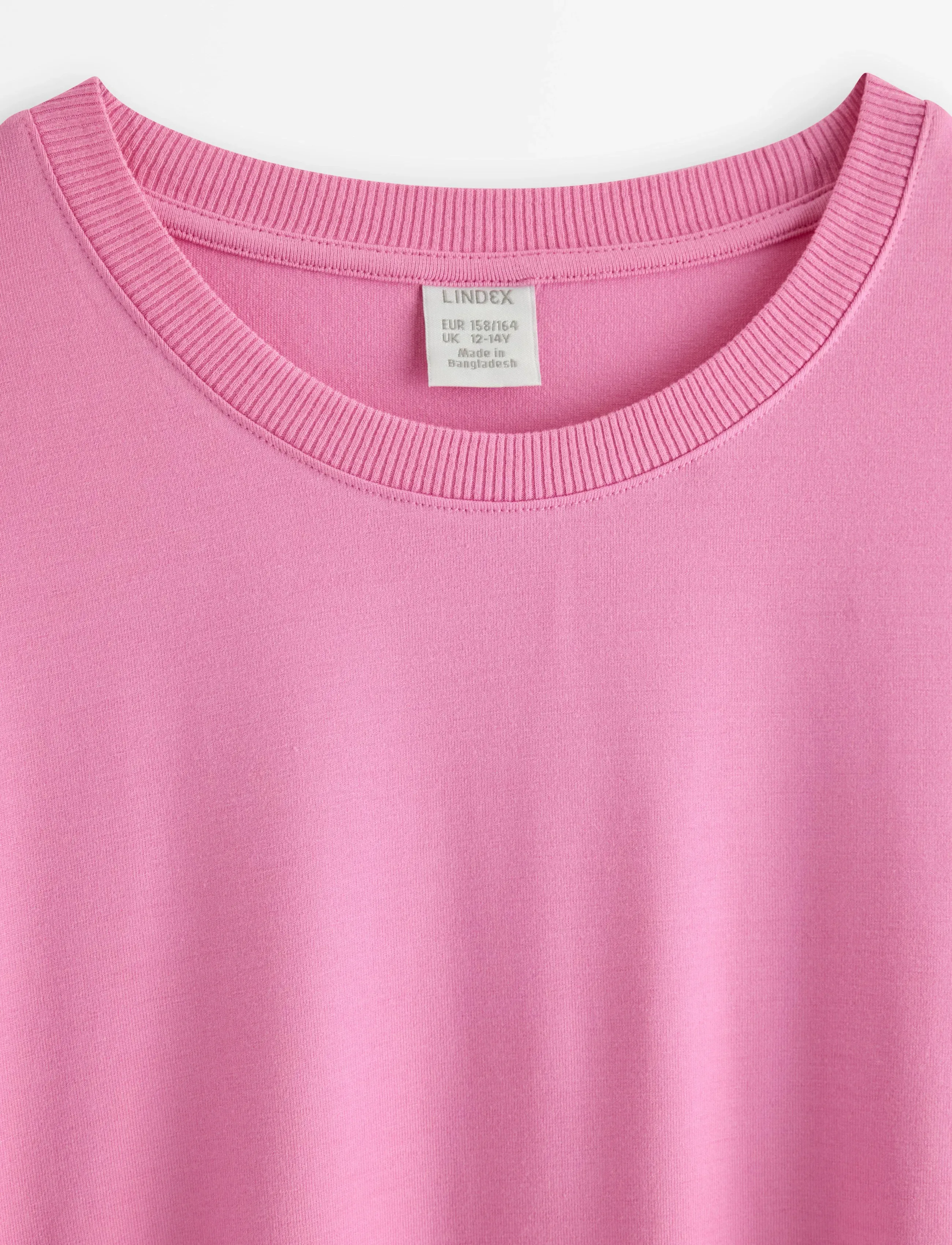 Lindex - Top Wide Sleeve Tee - short-sleeved t-shirts - light pink - 5
