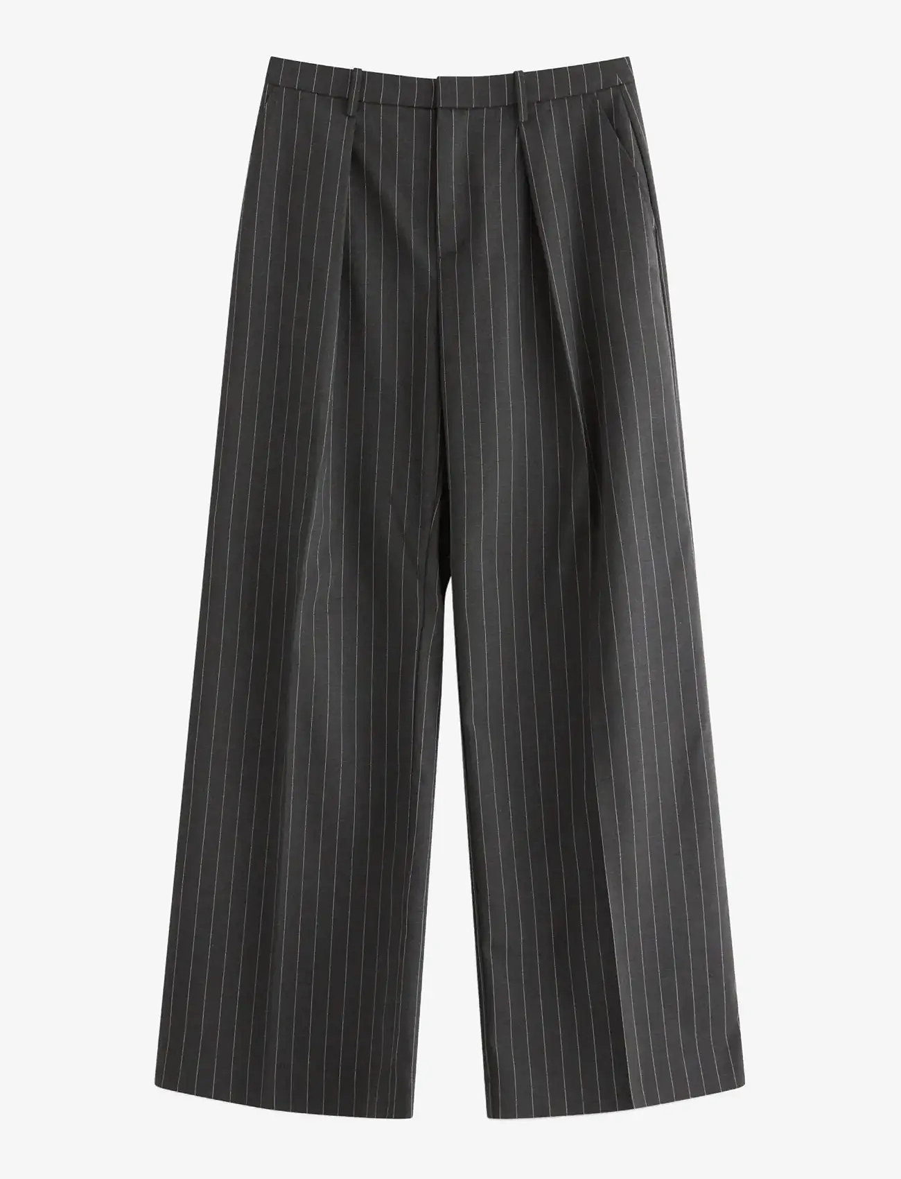 Lindex Nålestribede bukser - Laia säärega püksid - GREY / grey