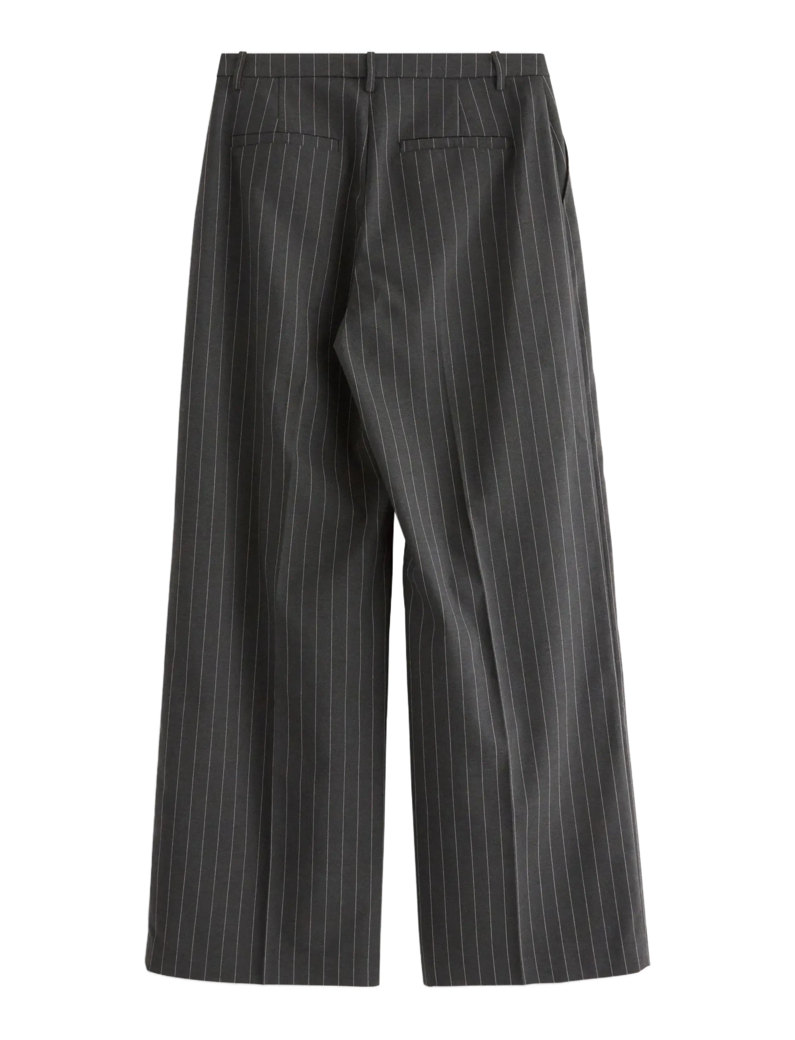 Lindex - Nålestribede bukser - vida byxor - grey - 2