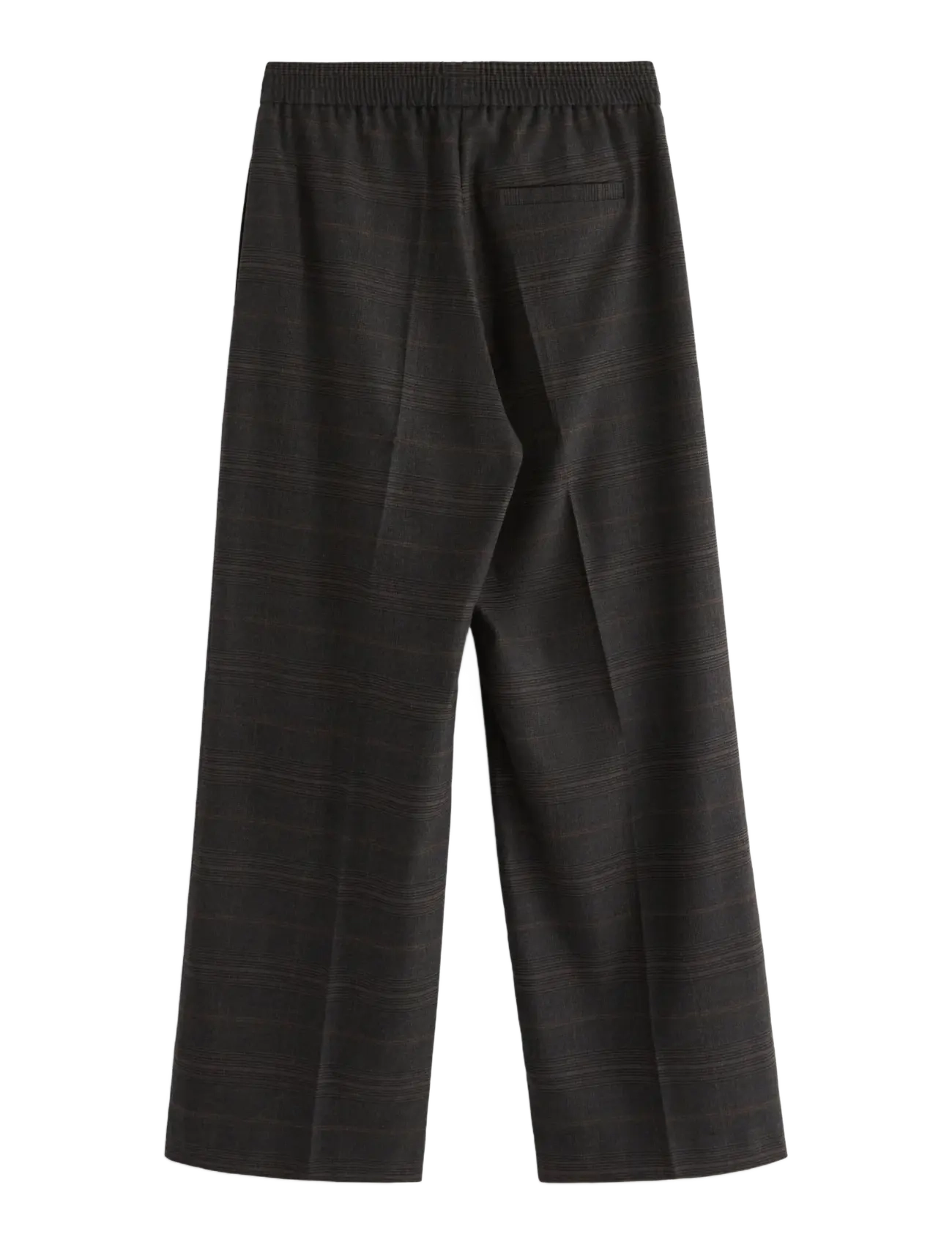 Lindex - Trousers Stella check - raka byxor - grey - 2