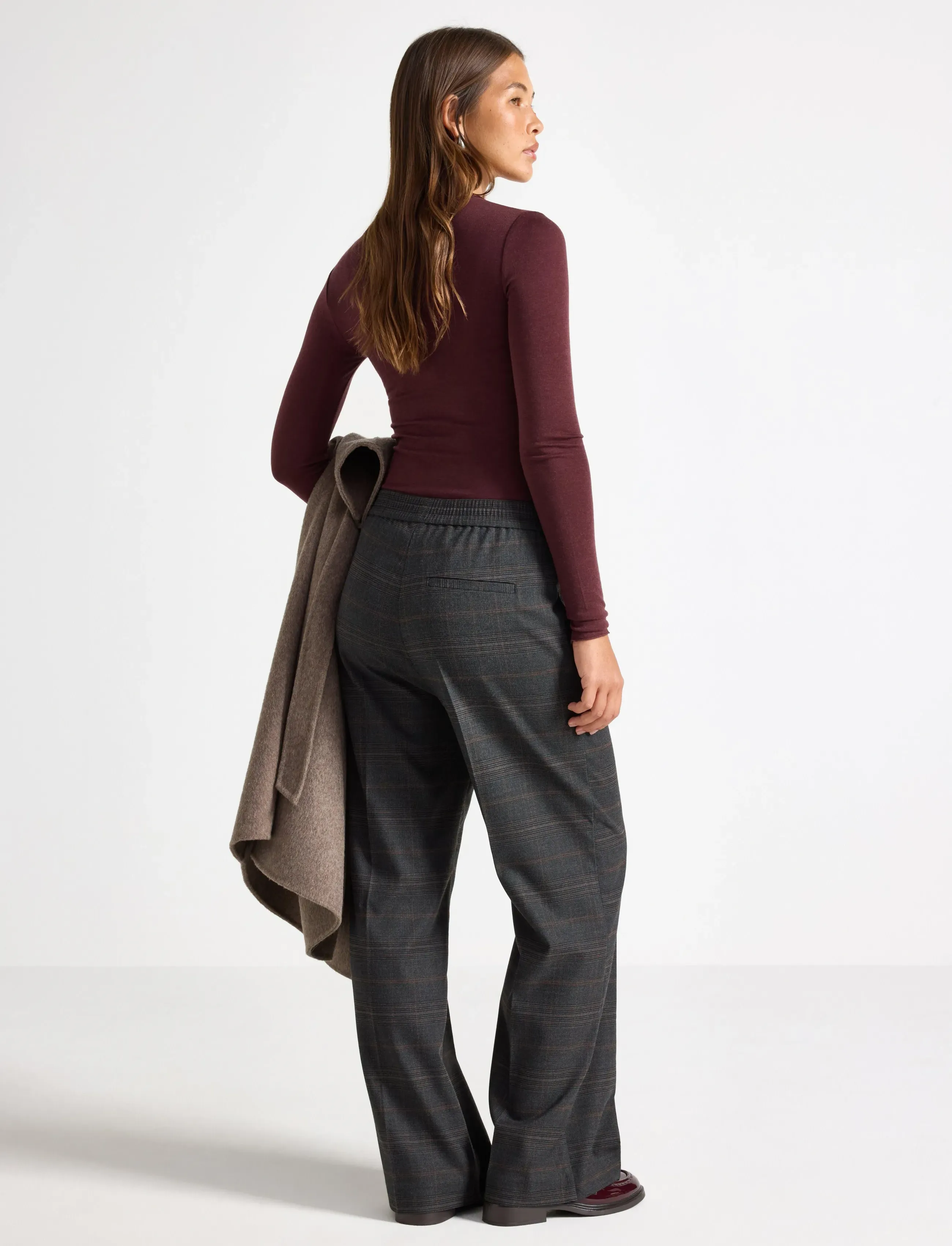 Lindex Trousers Stella Check kostymbyxor dam – bild 2