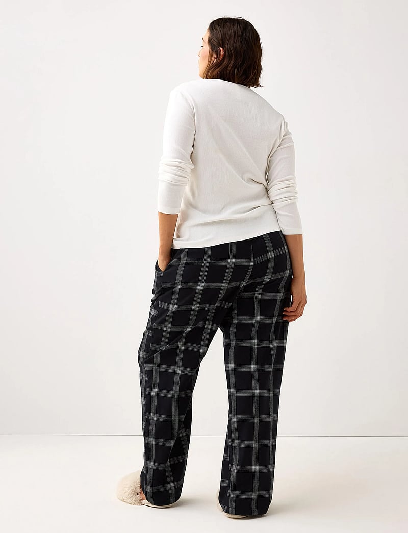 Lindex - Pyjamasbyxor i flanell - pyjamahose - black - 3