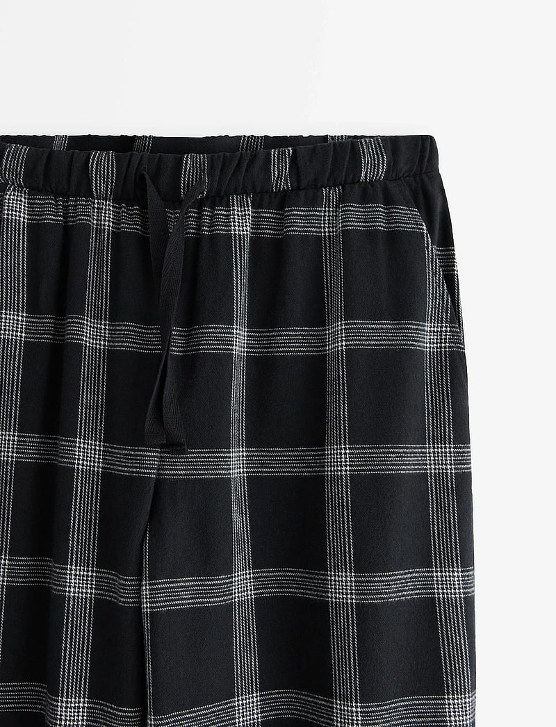 Lindex - Pyjamasbyxor i flanell - pyjamahose - black - 5