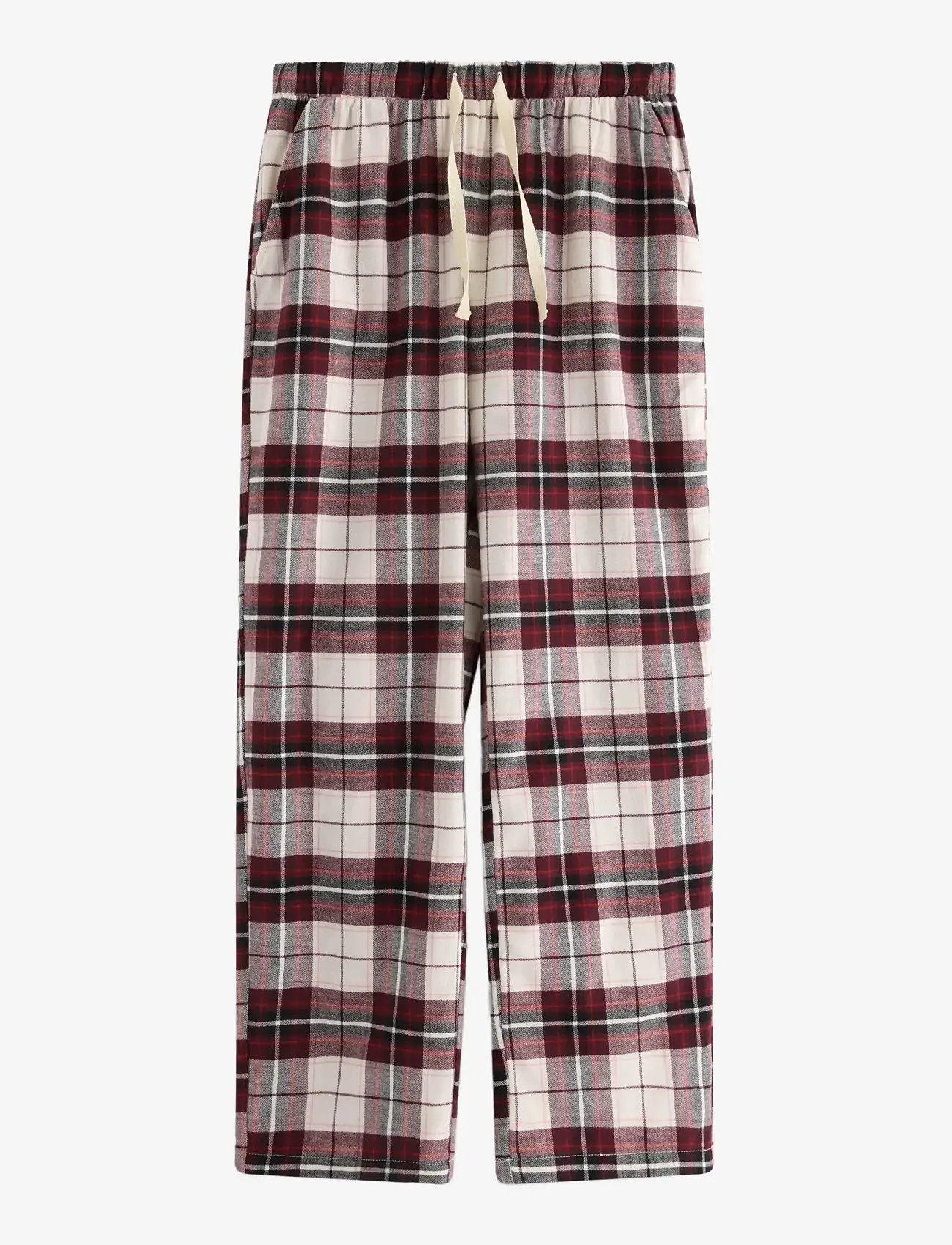 Lindex - Pyjamasbyxor i flanell - pyjamahose - dark dusty red - 1
