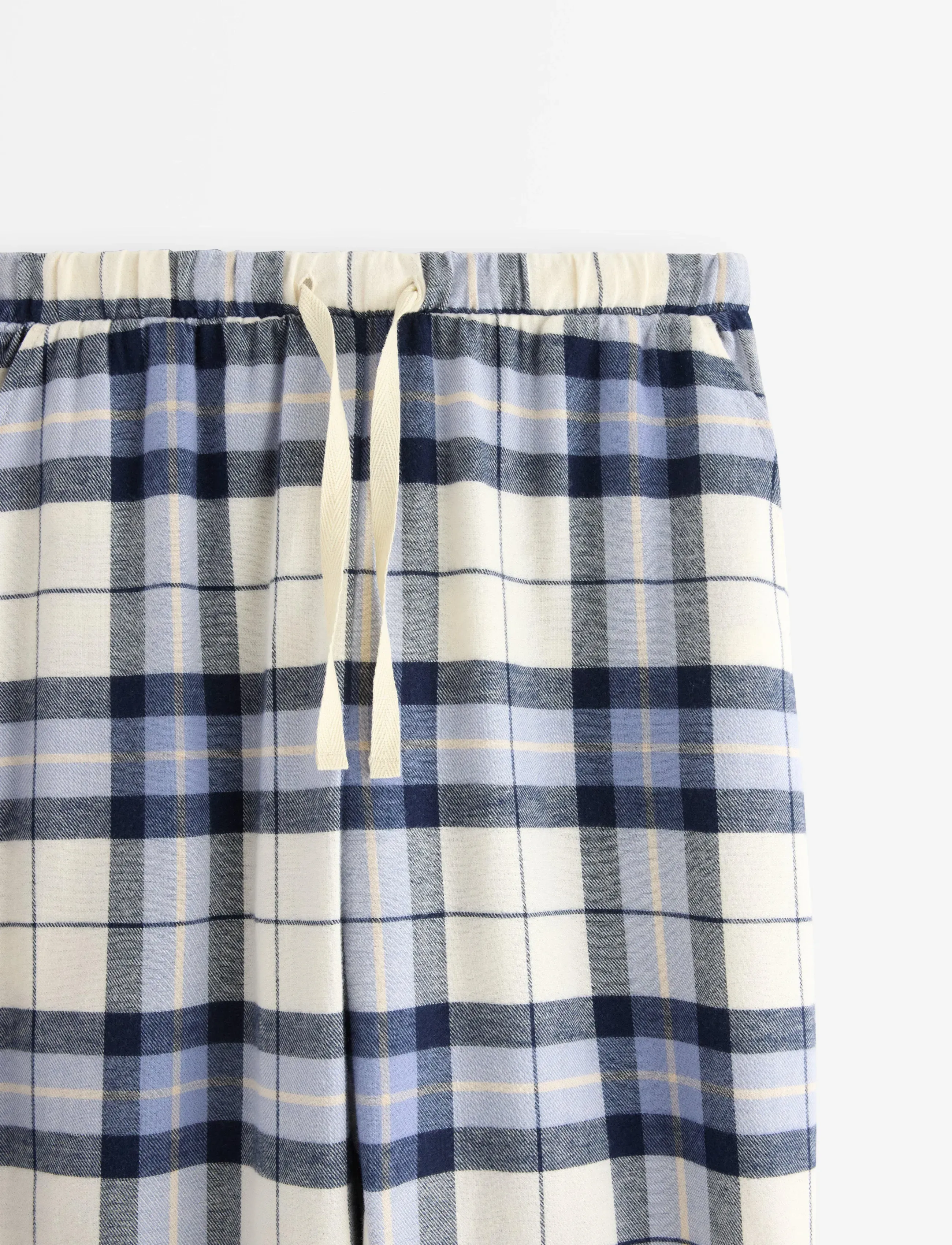 Lindex - Pyjamasbukse i flanell - natbukser - dusty blue - 5
