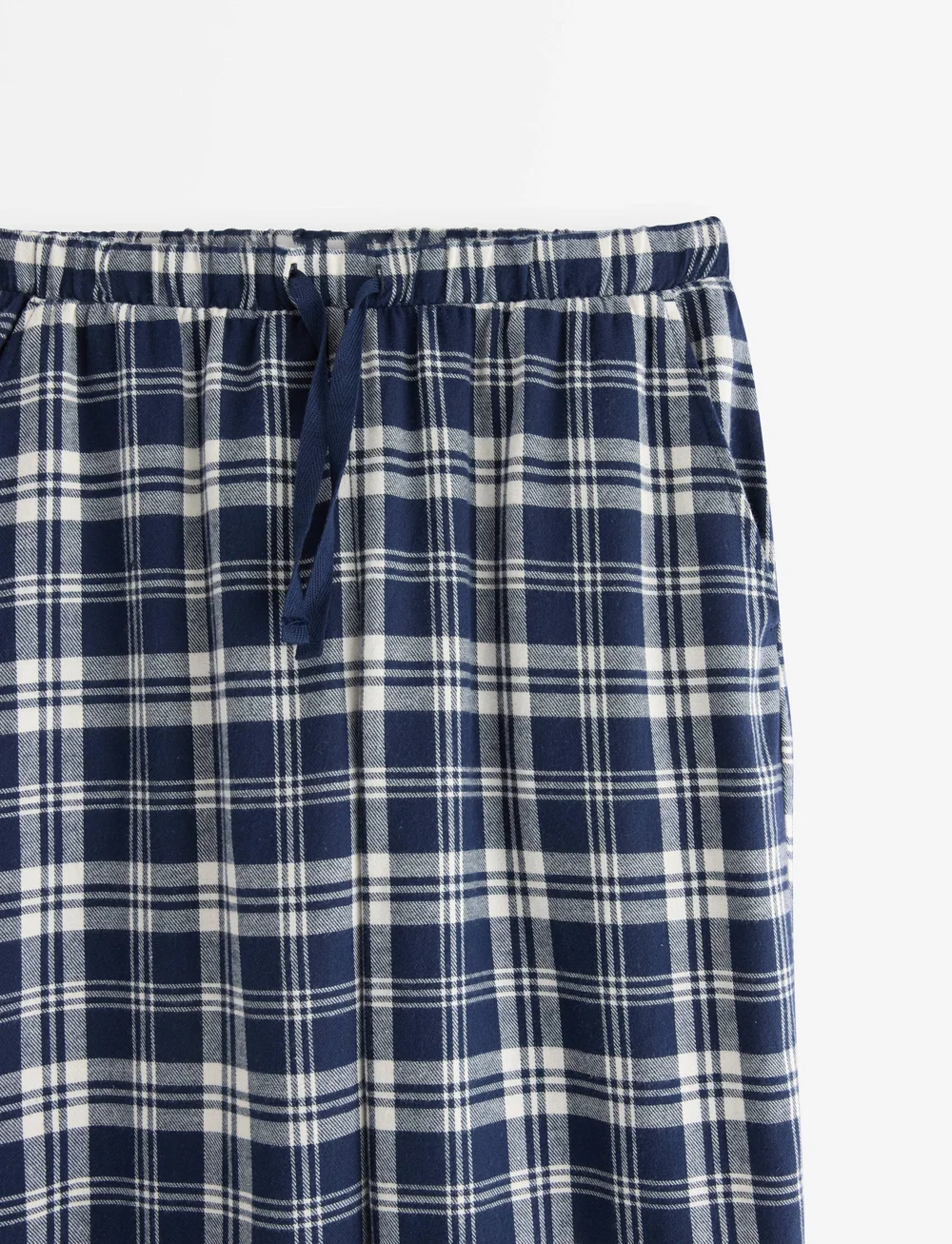 Lindex - Pyjama trousers Y D check - julpyjamas - navy - 5