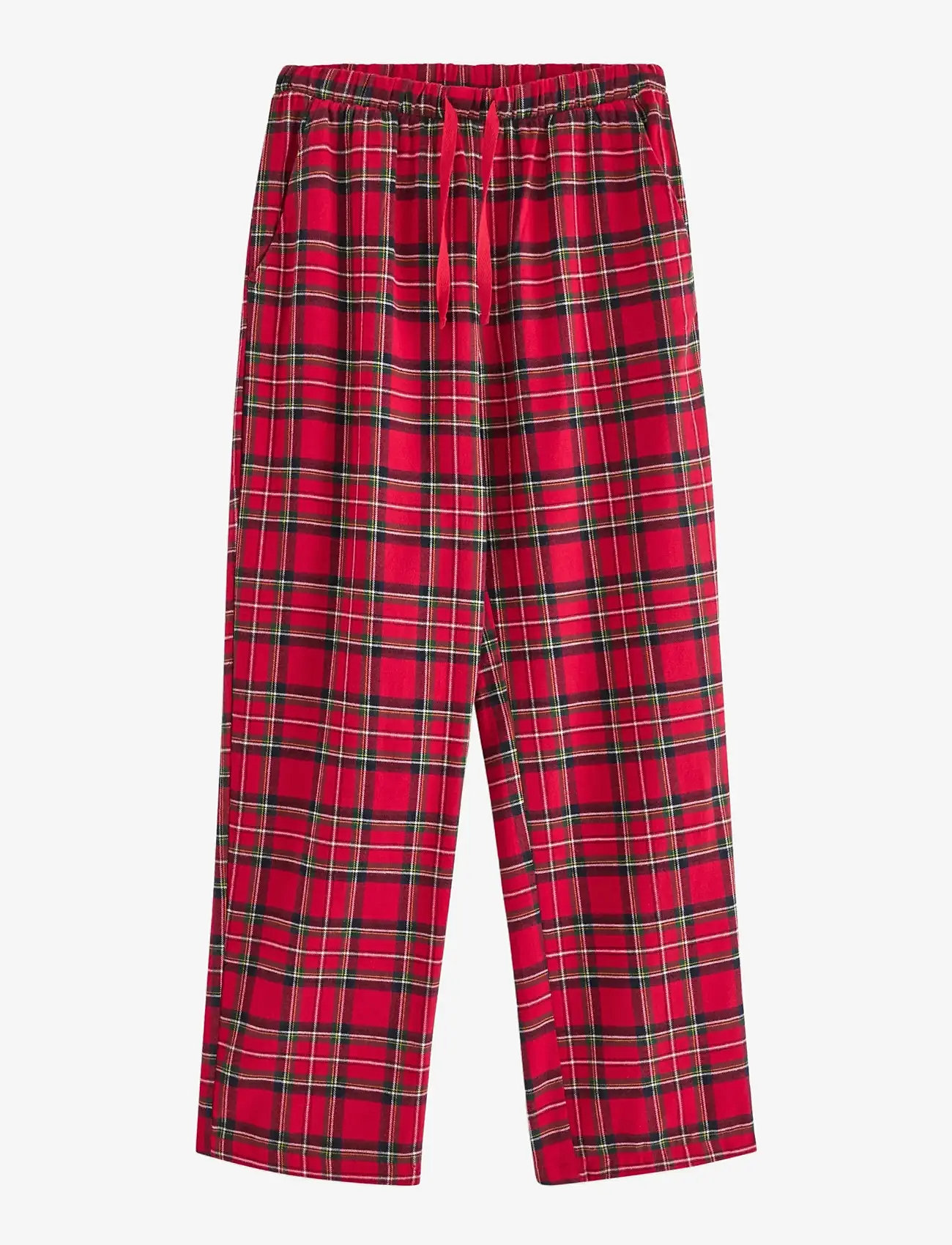 Lindex - Pyjamasbukse i flanell - julepyjamas - red - 1