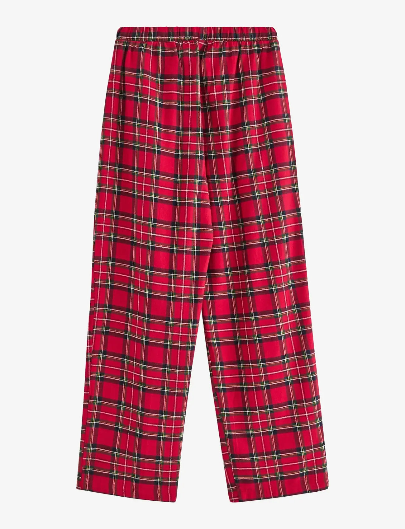 Lindex - Pyjamasbukse i flanell - julepyjamas - red - 2