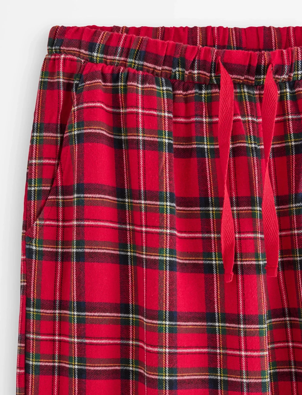 Lindex - Pyjama trousers Y D check - julpyjamas - red - 5